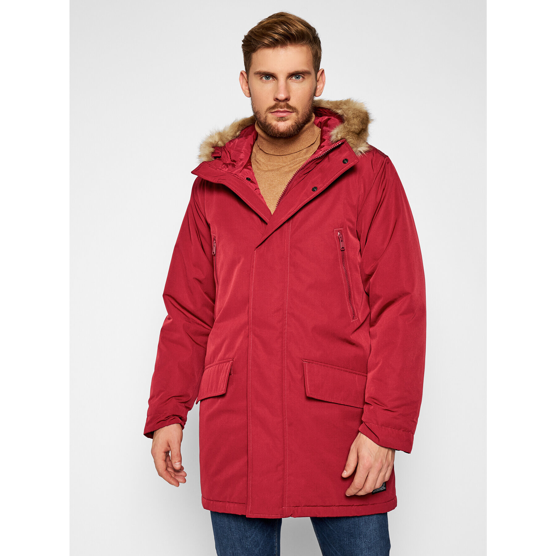 Levi's® Зимно яке Woodside 27324-0003 Бордо Regular Fit - Pepit.bg