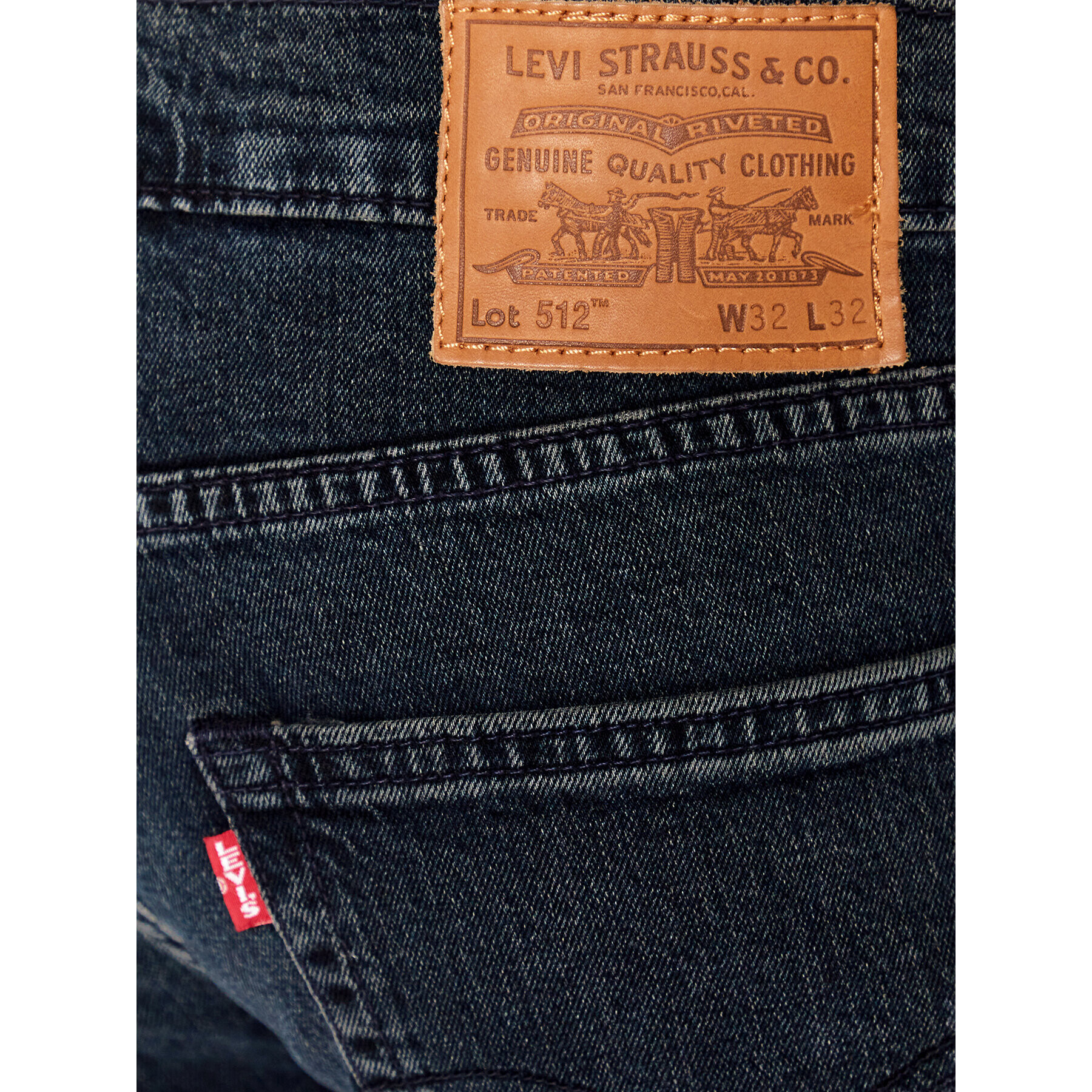 Levi's® Дънки 512™ 28833-0912 Тъмносин Slim Tapered Fit - Pepit.bg