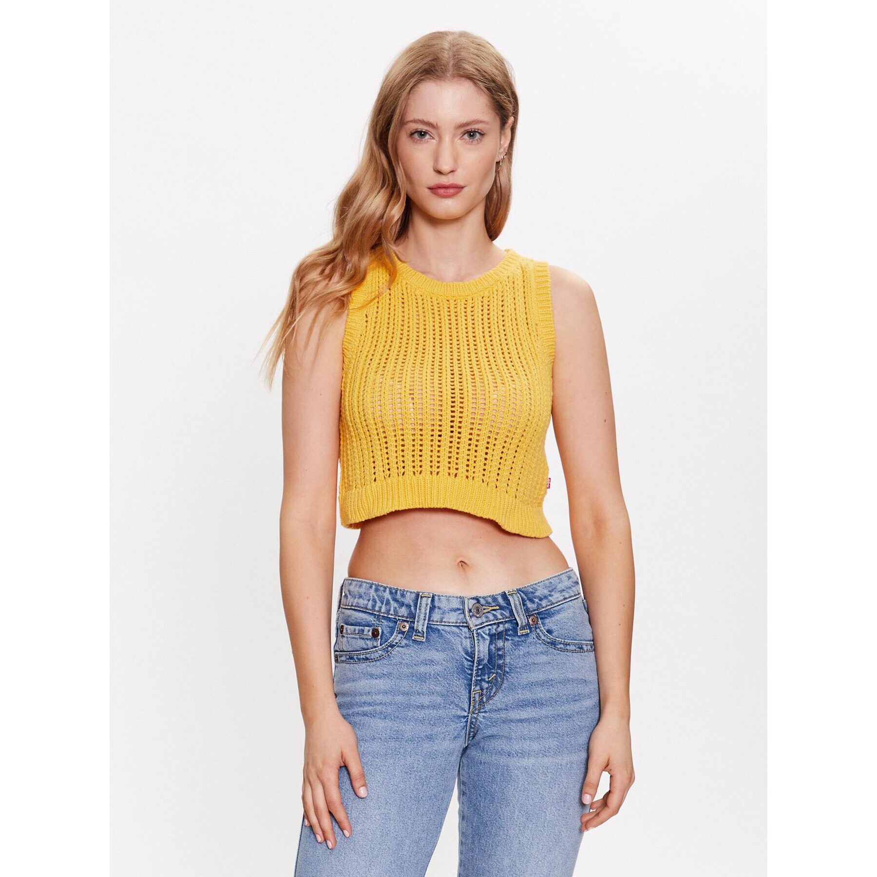 Levi's® Блуза A42470001 Жълт Slim Fit - Pepit.bg