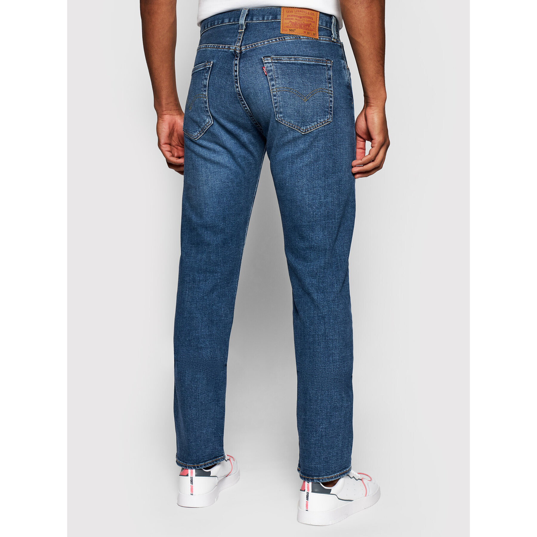 Levi's® Дънки 501® 00501-3135 Тъмносин Original Fit - Pepit.bg