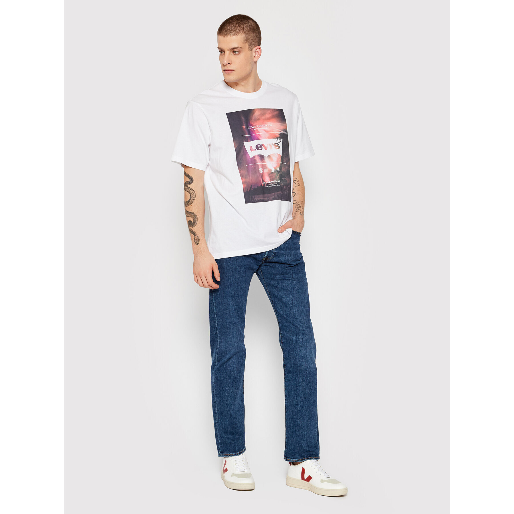 Levi's® Дънки 501® 00501-3289 Тъмносин Regular Fit - Pepit.bg