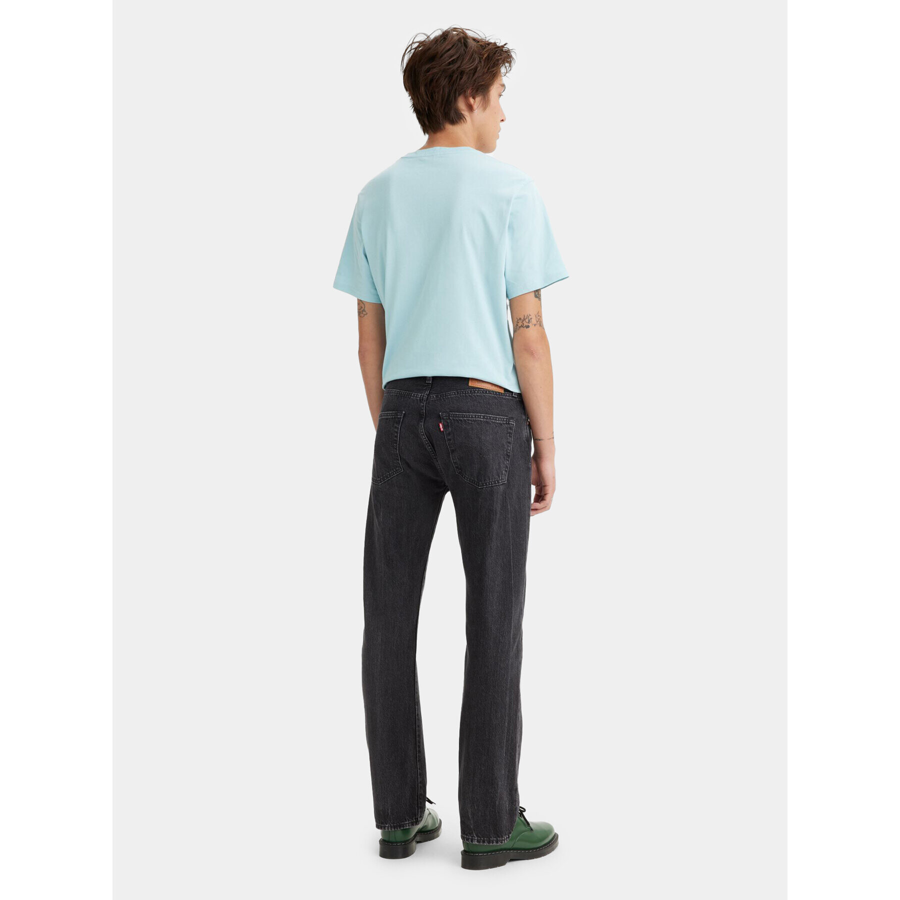 Levi's® Дънки 501® 00501-3371 Черен Straight Fit - Pepit.bg