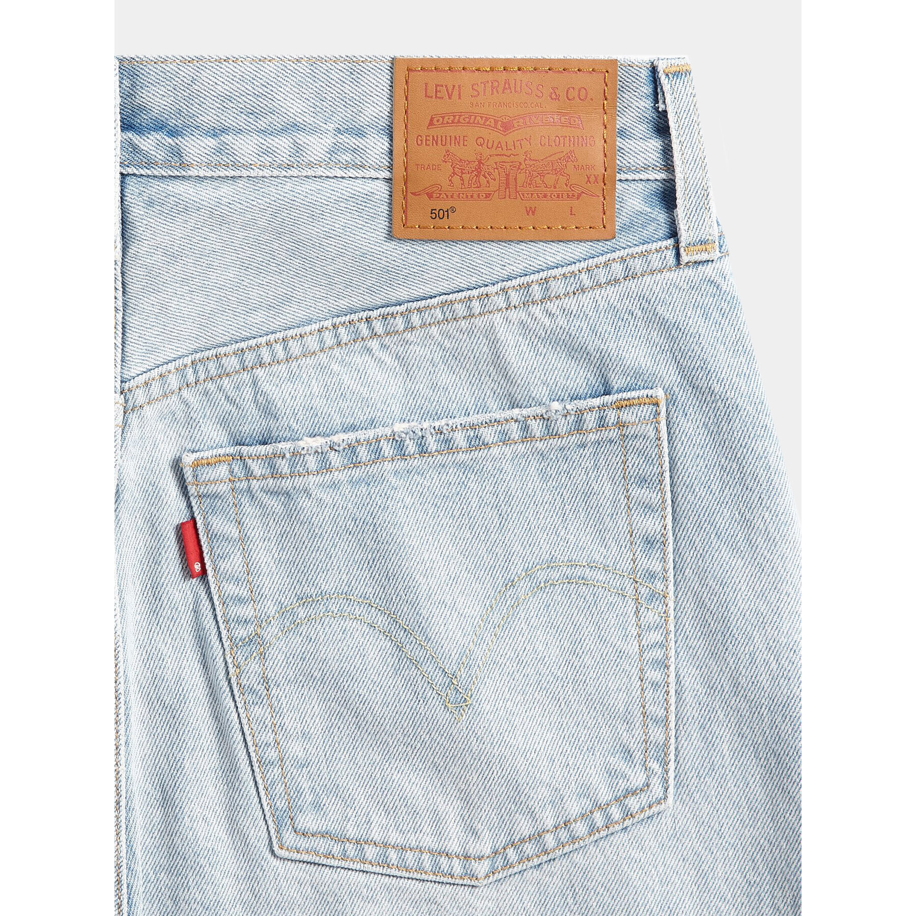 Levi's® Дънки 501® 12501-0466 Син Straight Fit - Pepit.bg