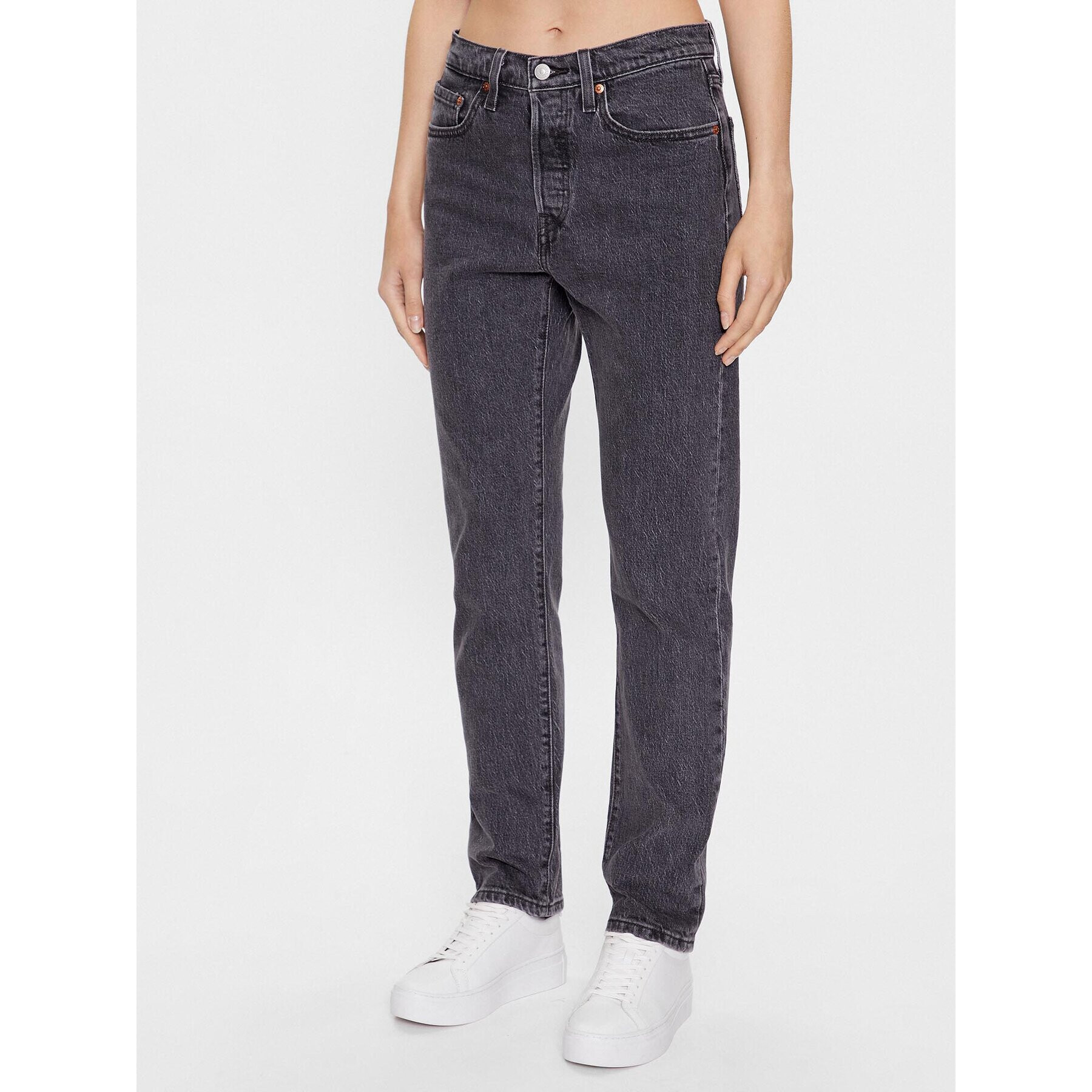 Levi's® Дънки 501® 36200-0111 Сив Cropped Fit - Pepit.bg
