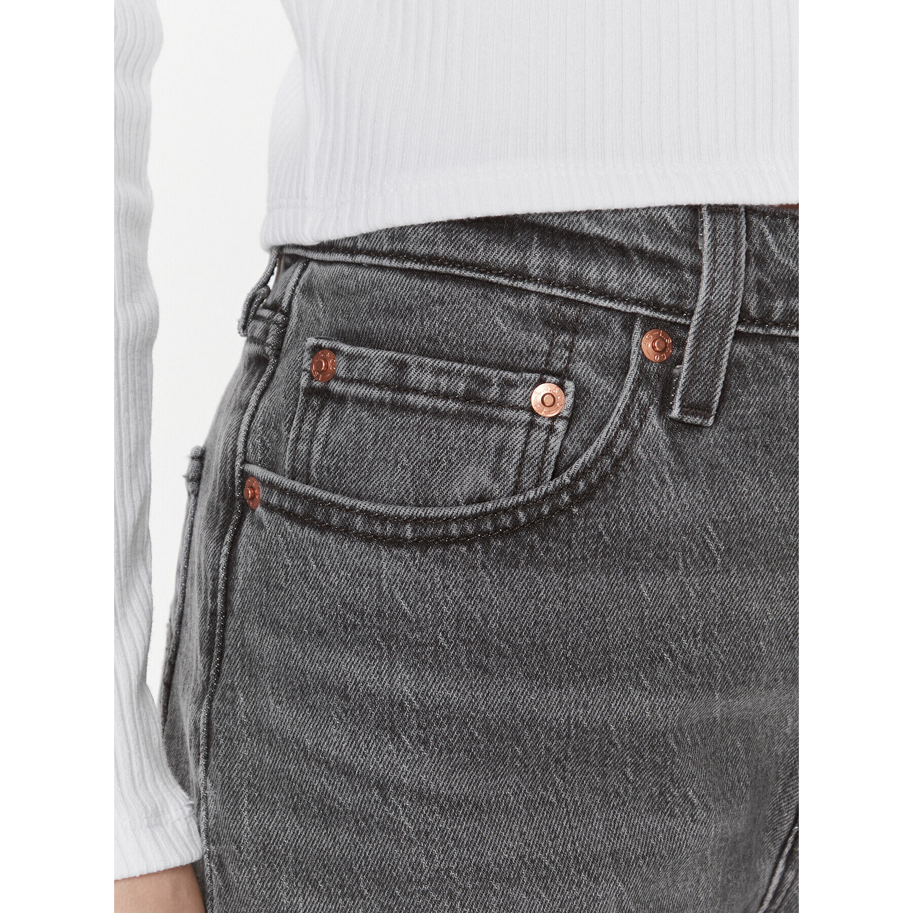 Levi's® Дънки 501® 36200-0308 Сив Cropped Fit - Pepit.bg