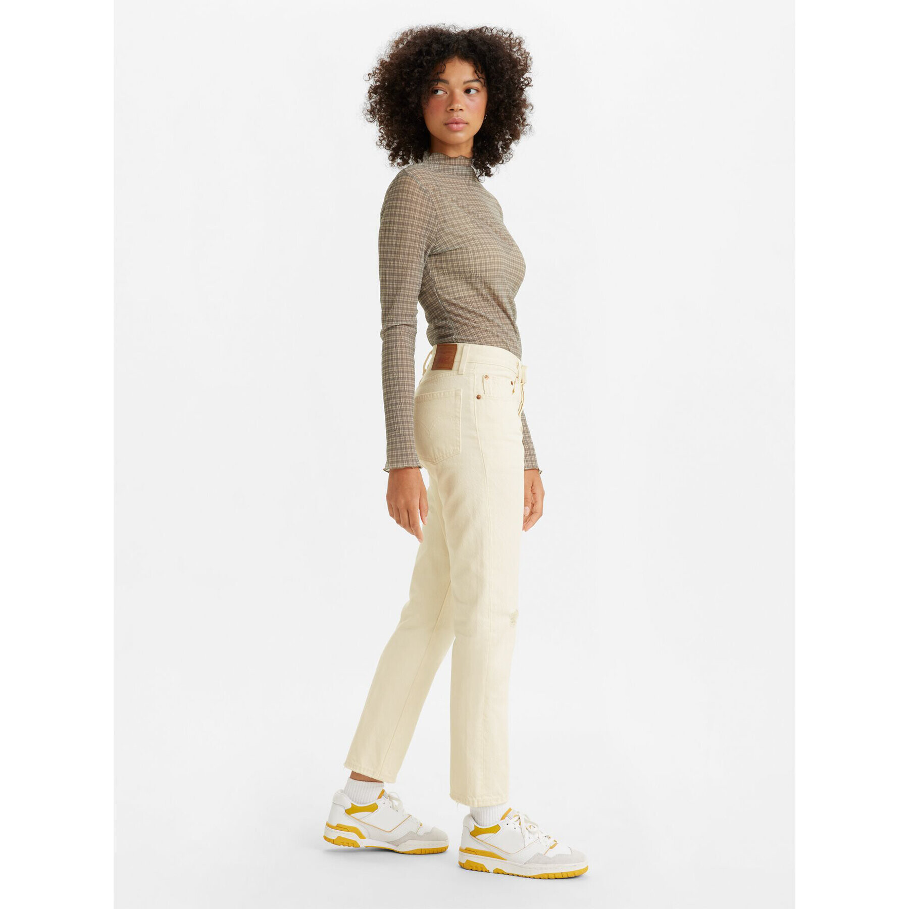 Levi's® Дънки 501® 362000287 Екрю Straight Fit - Pepit.bg