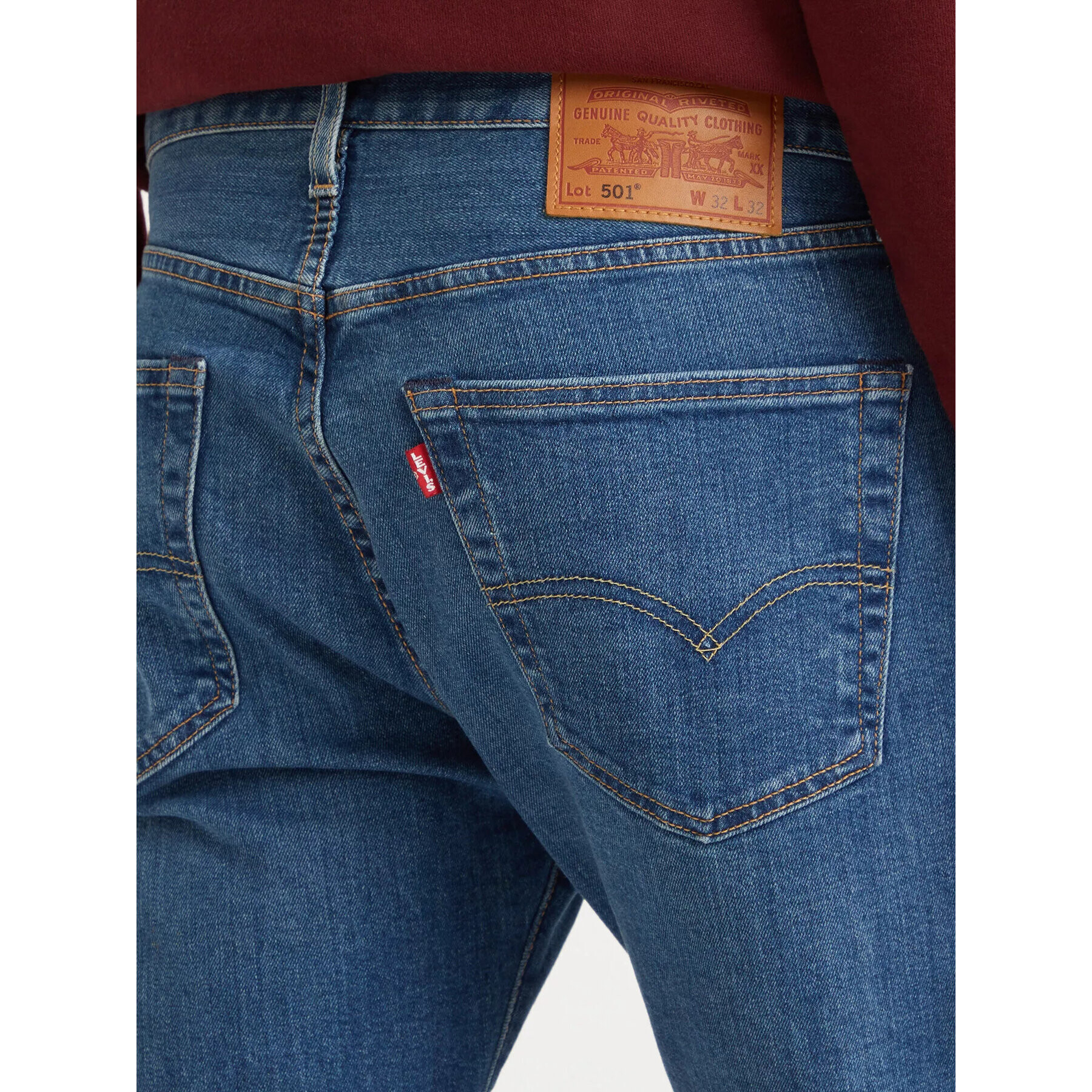 Levi's® Дънки 501® 5013339 Син Straight Fit - Pepit.bg