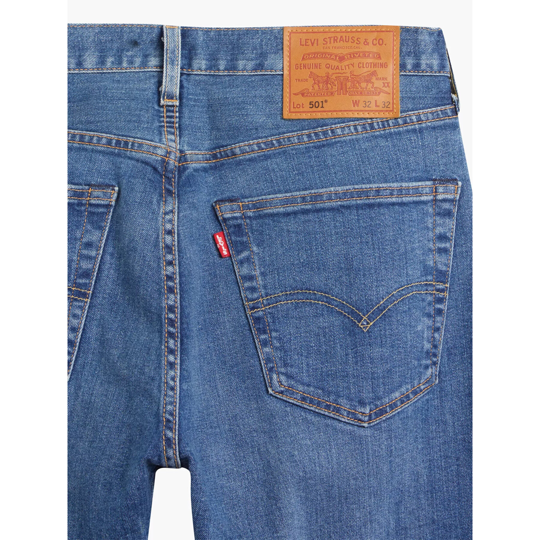 Levi's® Дънки 501® 5013339 Син Straight Fit - Pepit.bg
