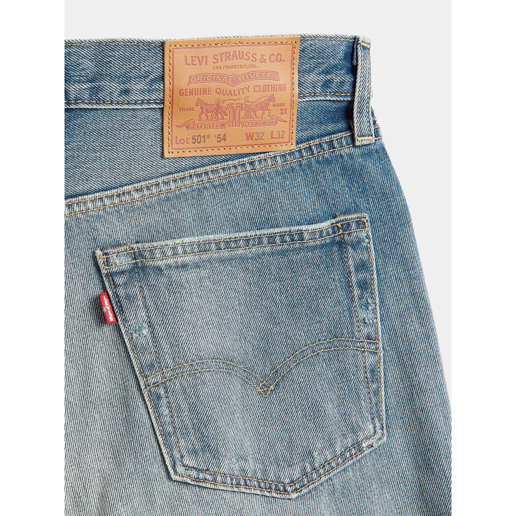 Levi's® Дънки 501® '54 A4677-0014 Син Straight Fit - Pepit.bg