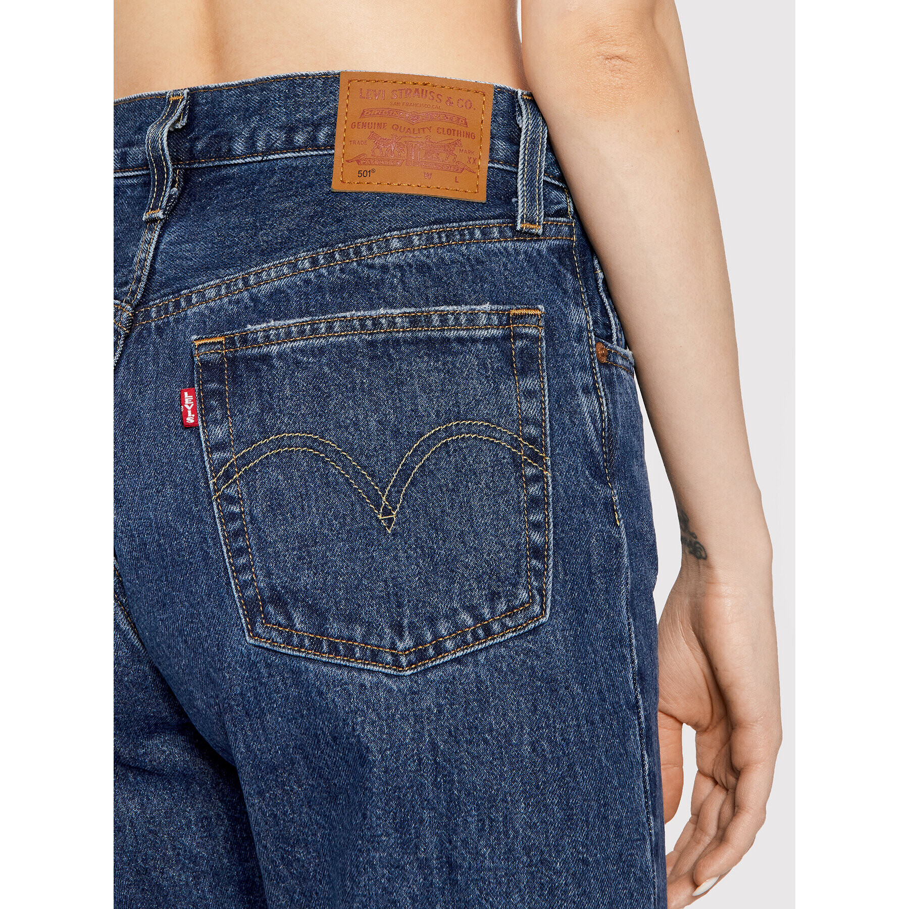 Levi's® Дънки 501® Crop 36200-0224 Син Cropped Fit - Pepit.bg