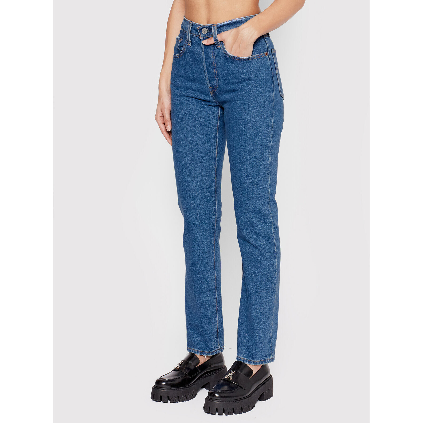 Levi's® Дънки 501® Crop 36200-0225 Син Cropped Fit - Pepit.bg