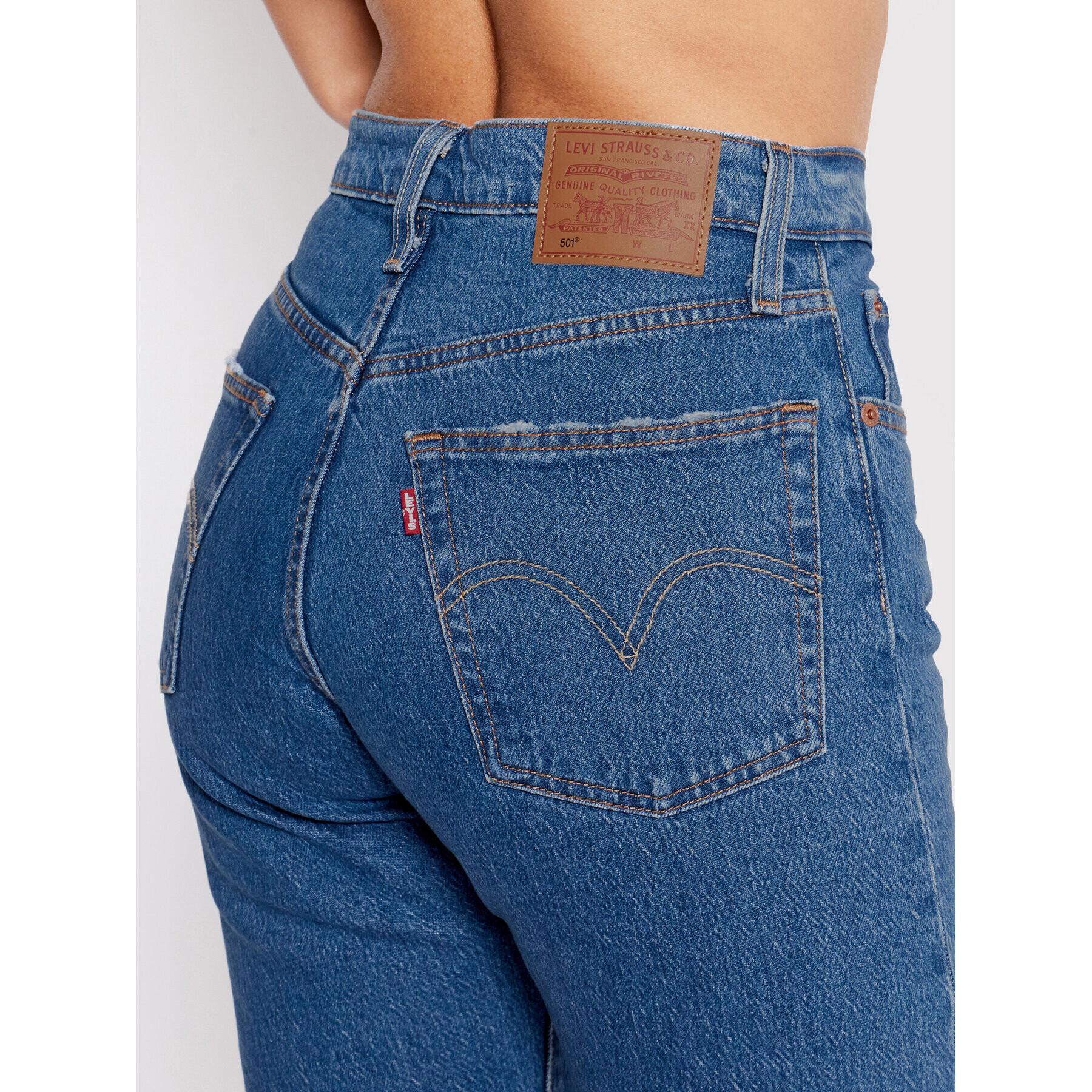Levi's® Дънки 501® Crop 36200-0225 Син Cropped Fit - Pepit.bg