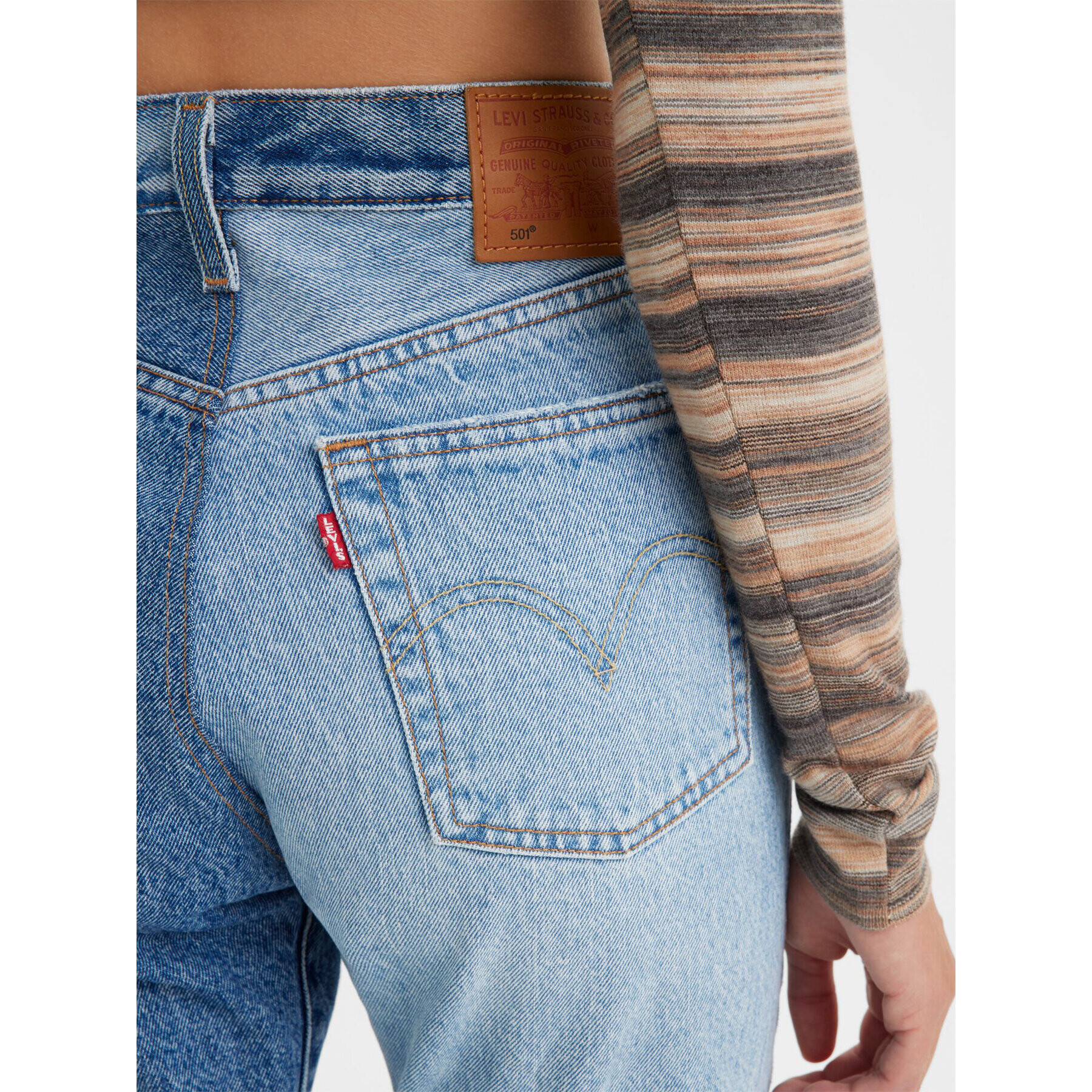 Levi's® Дънки 501® Original A53130000 Син Straight Fit - Pepit.bg