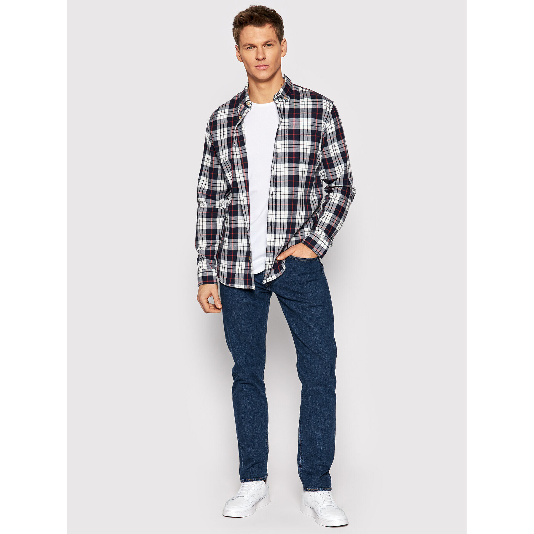 Levi's® Дънки 502™ 29507-1198 Тъмносин Taper Fit - Pepit.bg