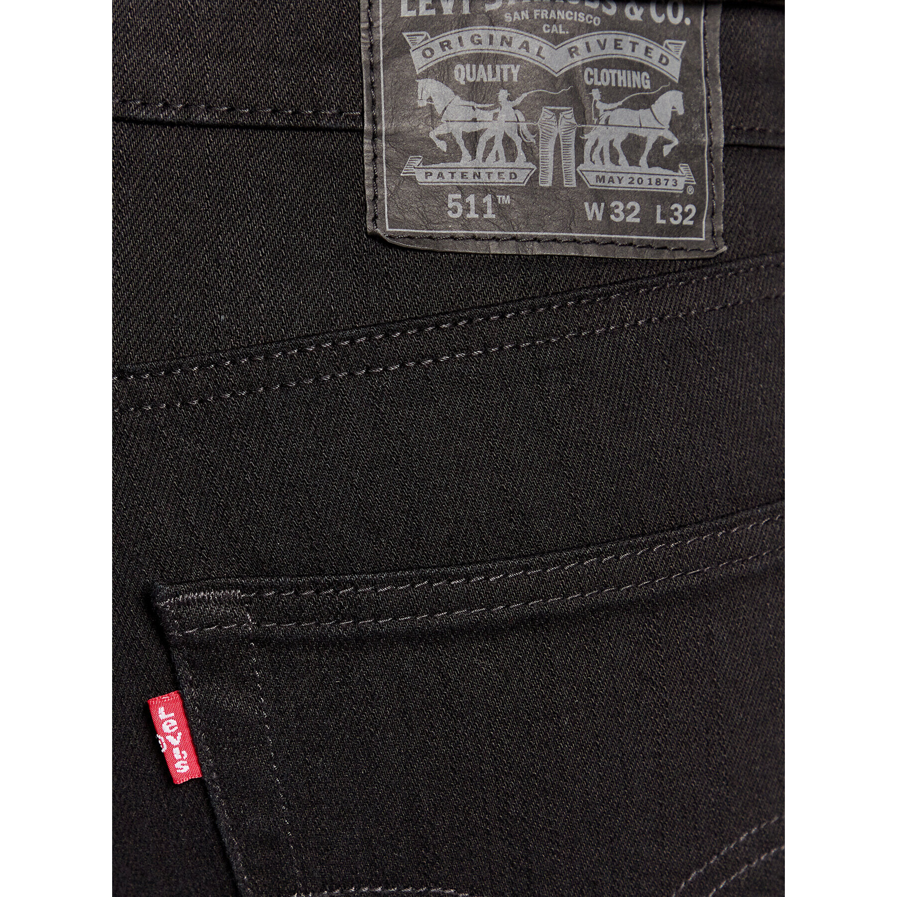 Levi's® Дънки 511™ 04511-0168 Черен Slim Fit - Pepit.bg