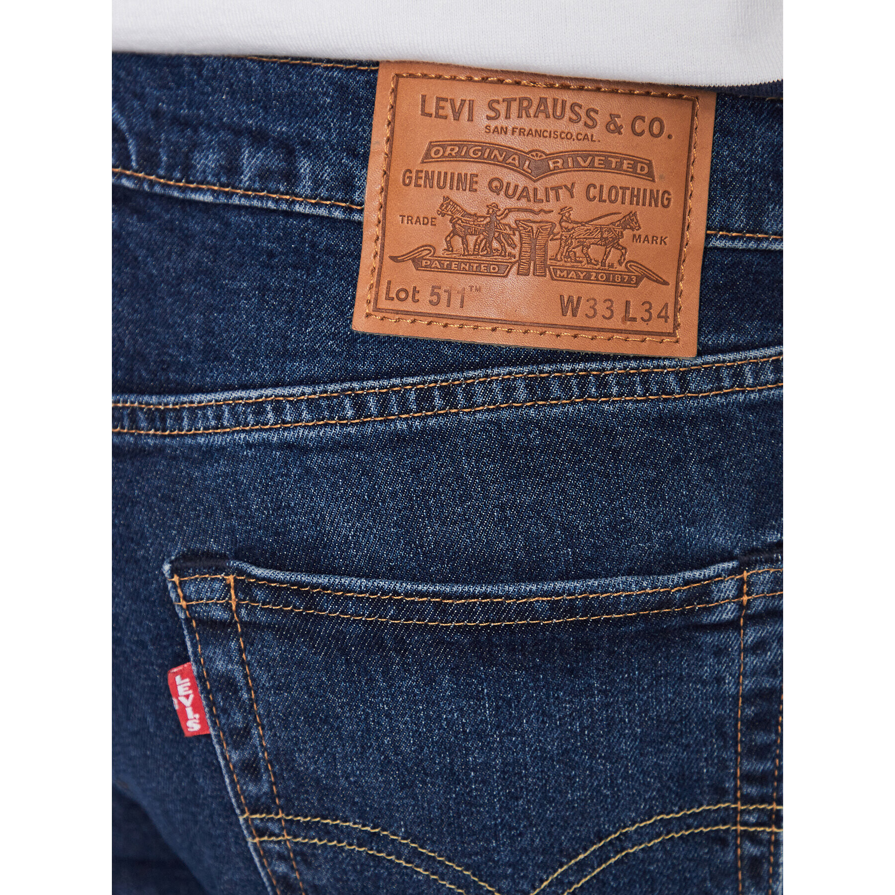 Levi's® Дънки 511™ 04511-5667 Тъмносин Slim Fit - Pepit.bg