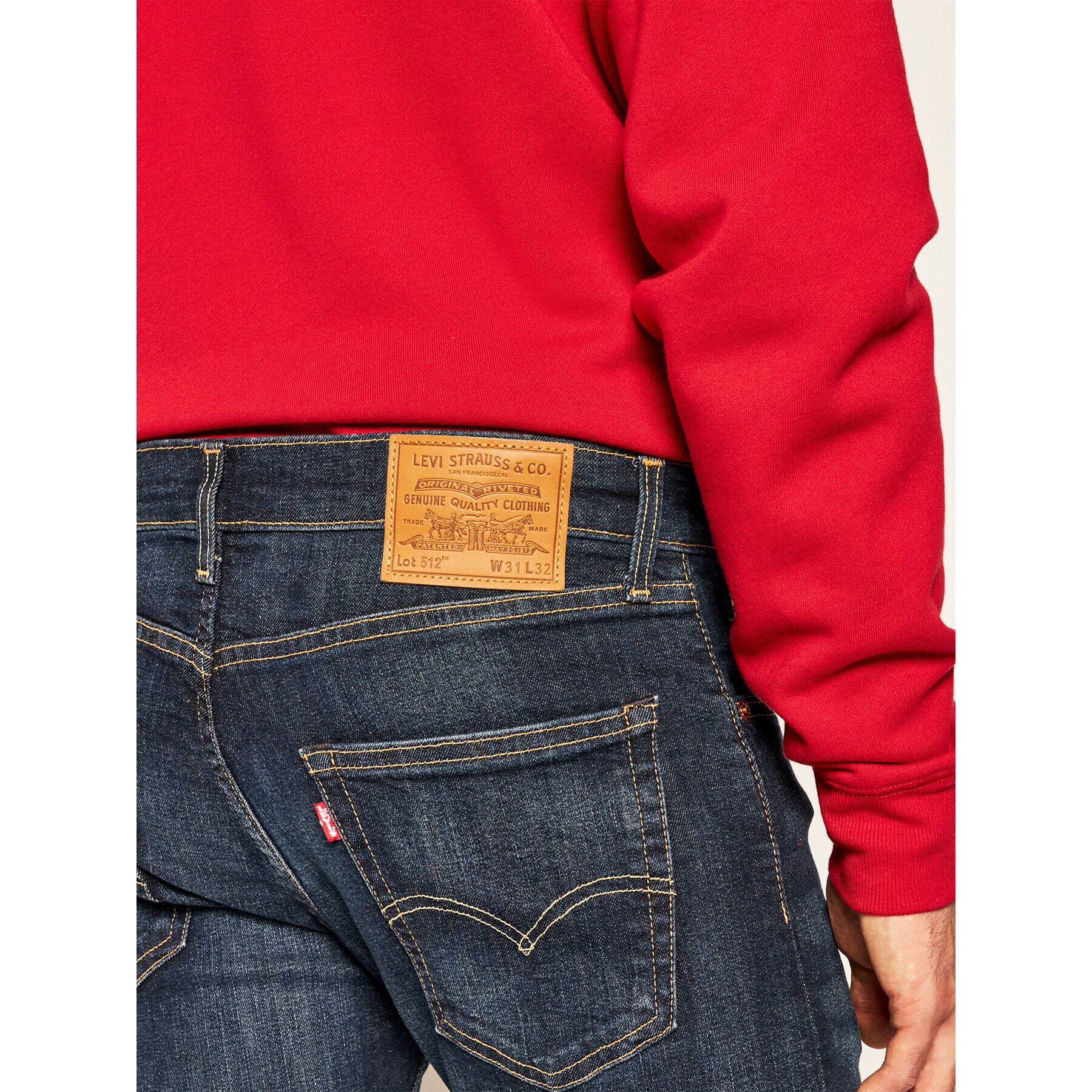 Levi's® Дънки 512™ Brimstone Adv 28833-0688 Тъмносин Slim Taper Fit - Pepit.bg