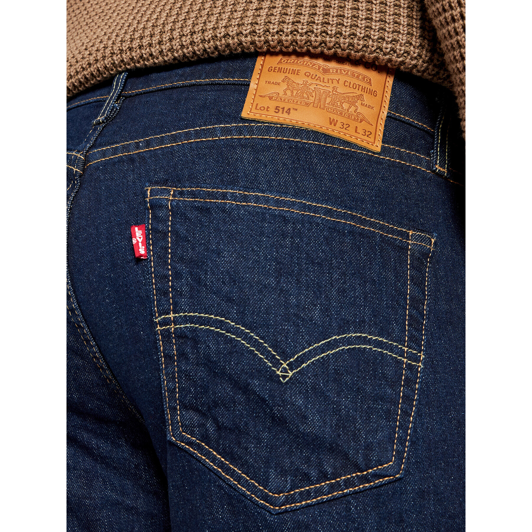 Levi's® Дънки 514™ 00514-1276 Тъмносин Regular Fit - Pepit.bg