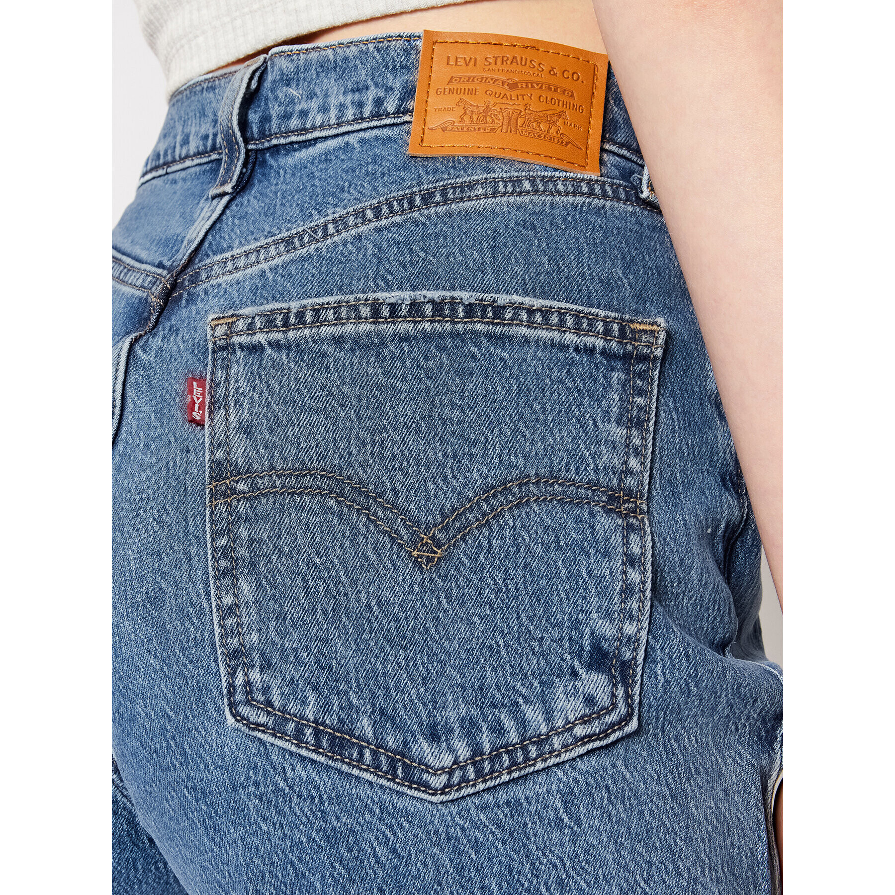 Levi's® Дънки 70'S A0898-0016 Син Slim Straight - Pepit.bg