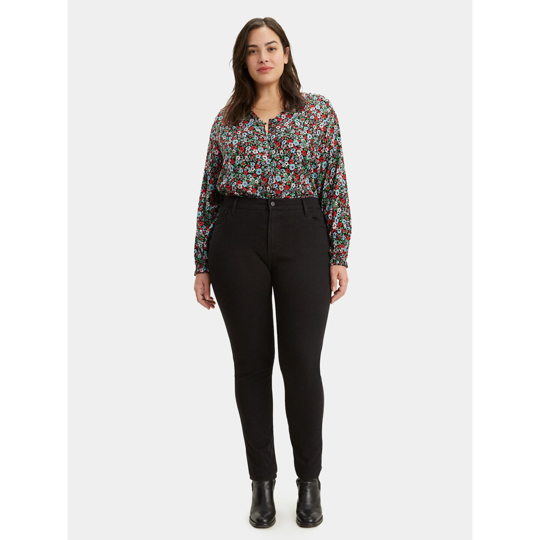 Levi's® Дънки 721™ 83368-0007 Черен Slim Fit - Pepit.bg