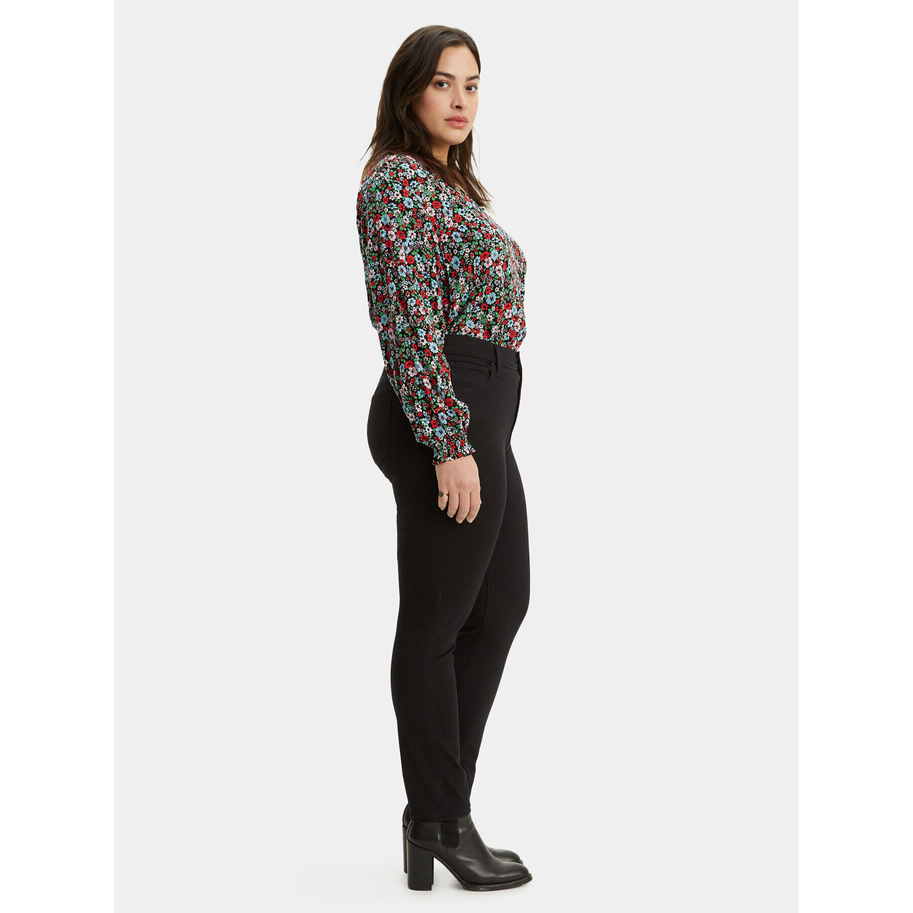 Levi's® Дънки 721™ 83368-0007 Черен Slim Fit - Pepit.bg