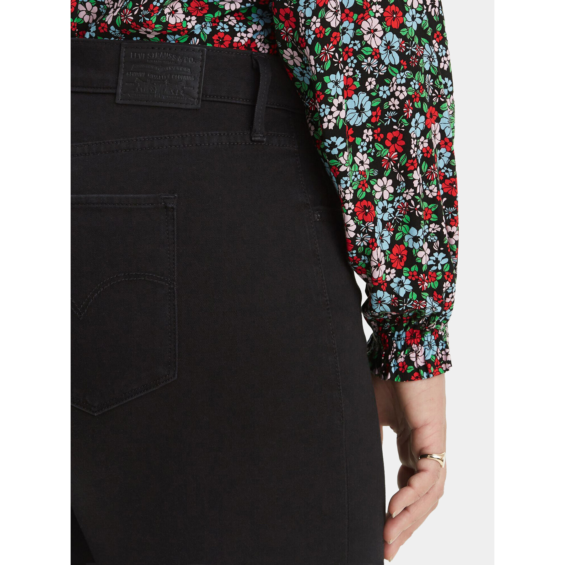 Levi's® Дънки 721™ 83368-0007 Черен Slim Fit - Pepit.bg