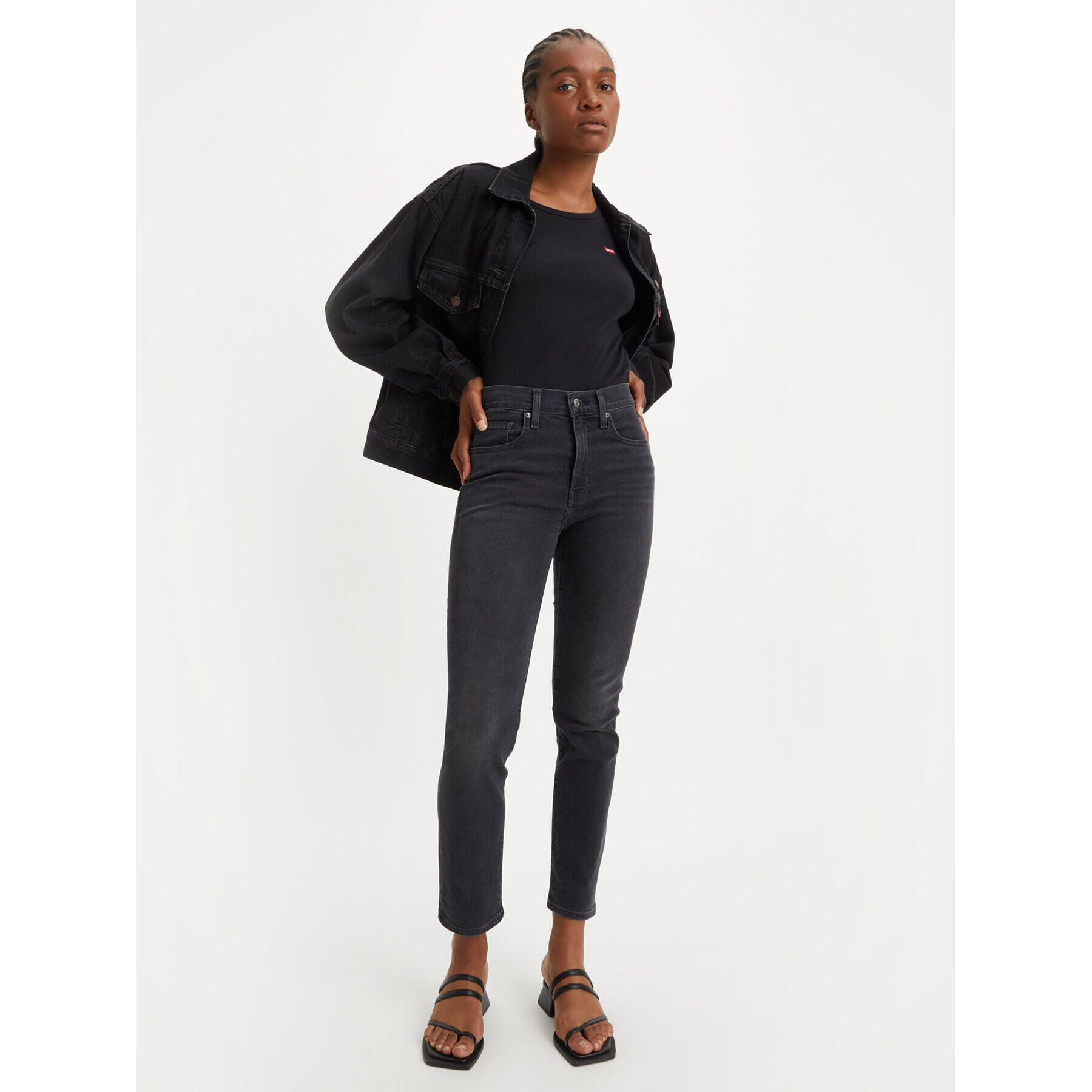 Levi's® Дънки 724™ 188830199 Черен Straight Fit - Pepit.bg