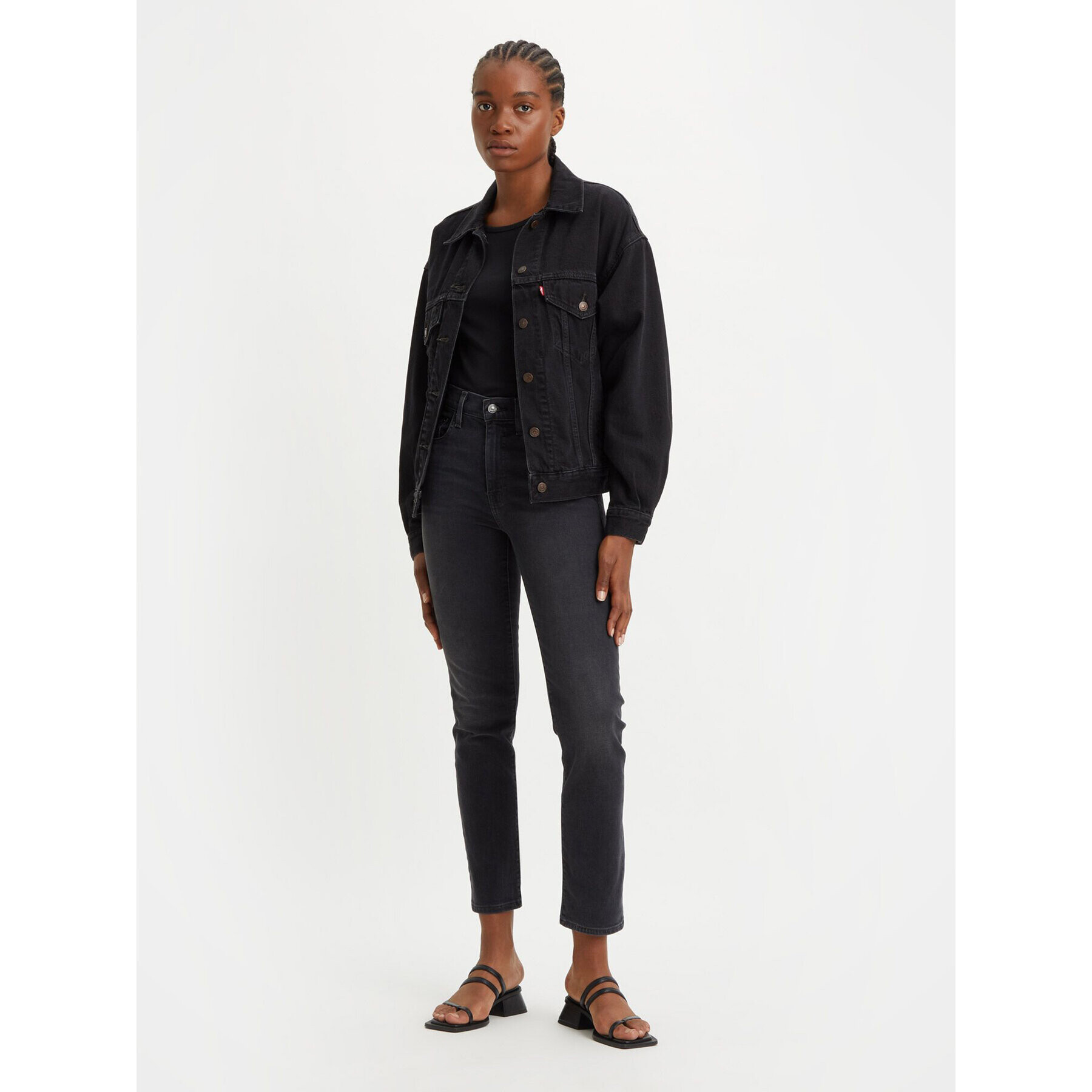 Levi's® Дънки 724™ 188830199 Черен Straight Fit - Pepit.bg