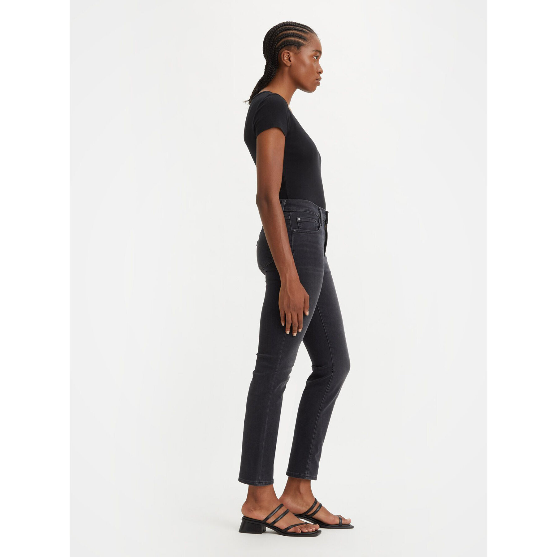 Levi's® Дънки 724™ 188830199 Черен Straight Fit - Pepit.bg