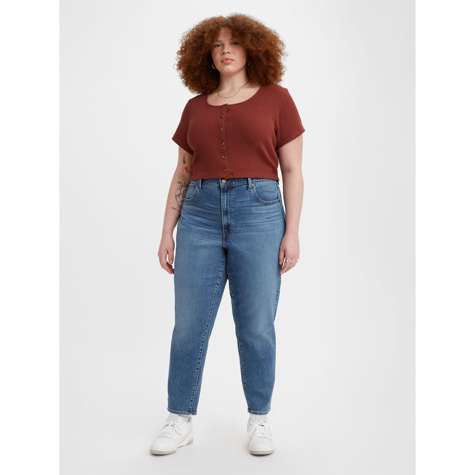 Levi's® Дънки A0987-0008 Син Mom Fit - Pepit.bg