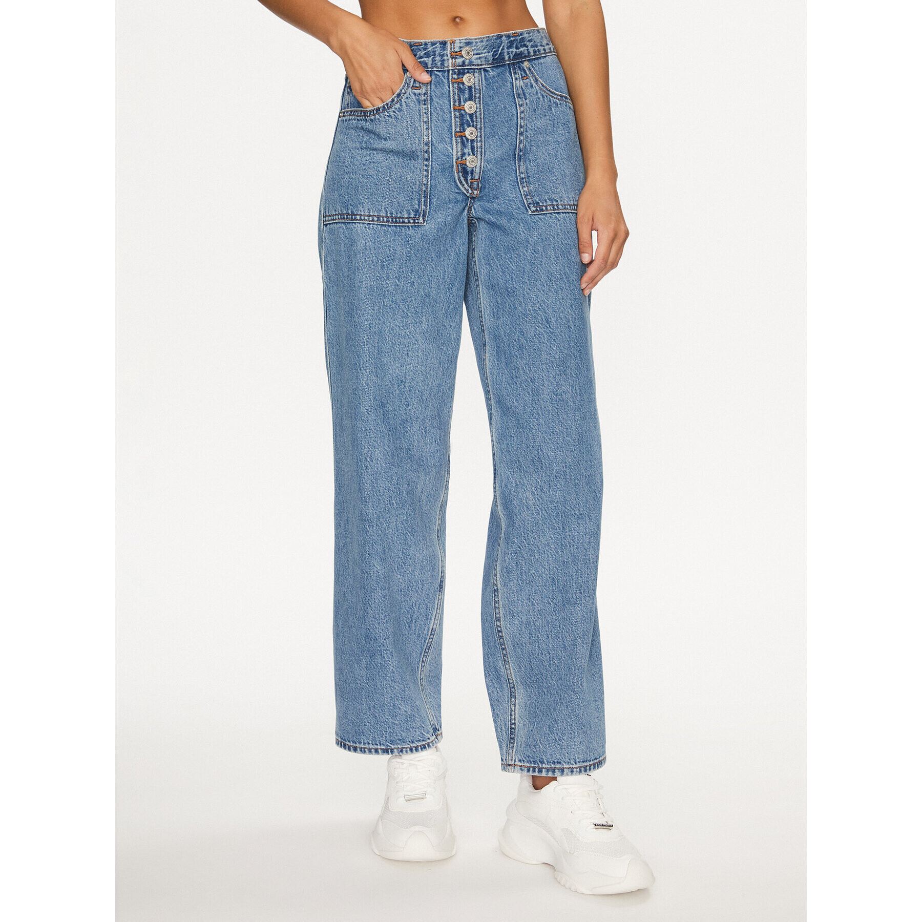 Levi's® Дънки Reversible Baggy Dad A5928-0000 Син Baggy Fit - Pepit.bg