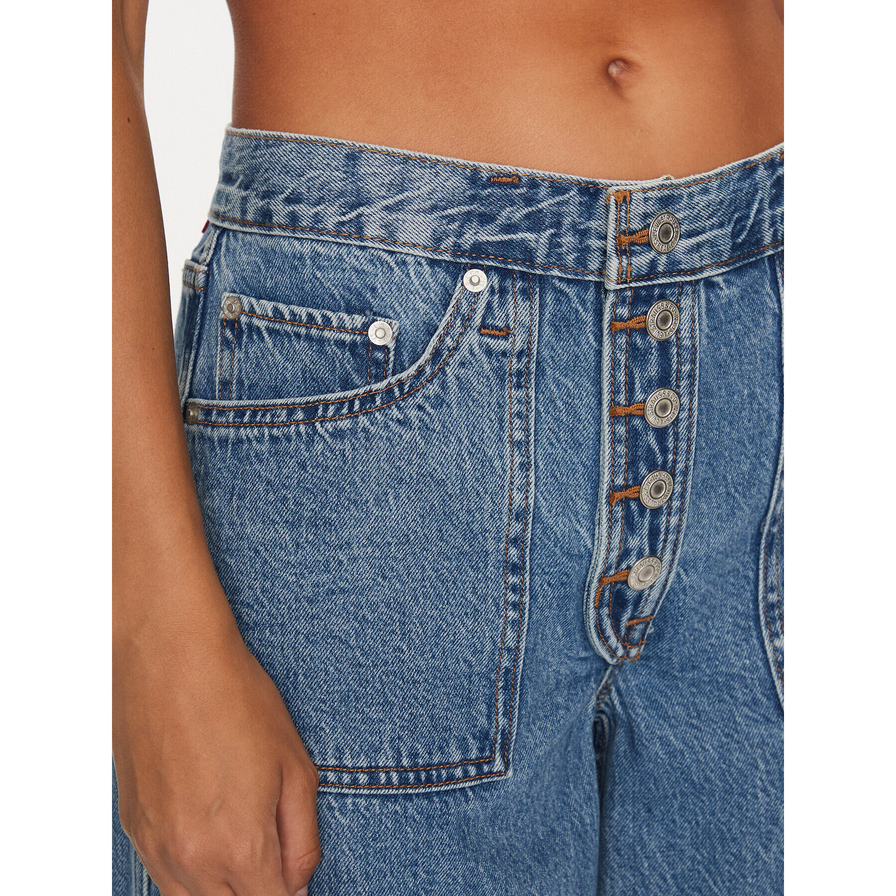 Levi's® Дънки Reversible Baggy Dad A5928-0000 Син Baggy Fit - Pepit.bg