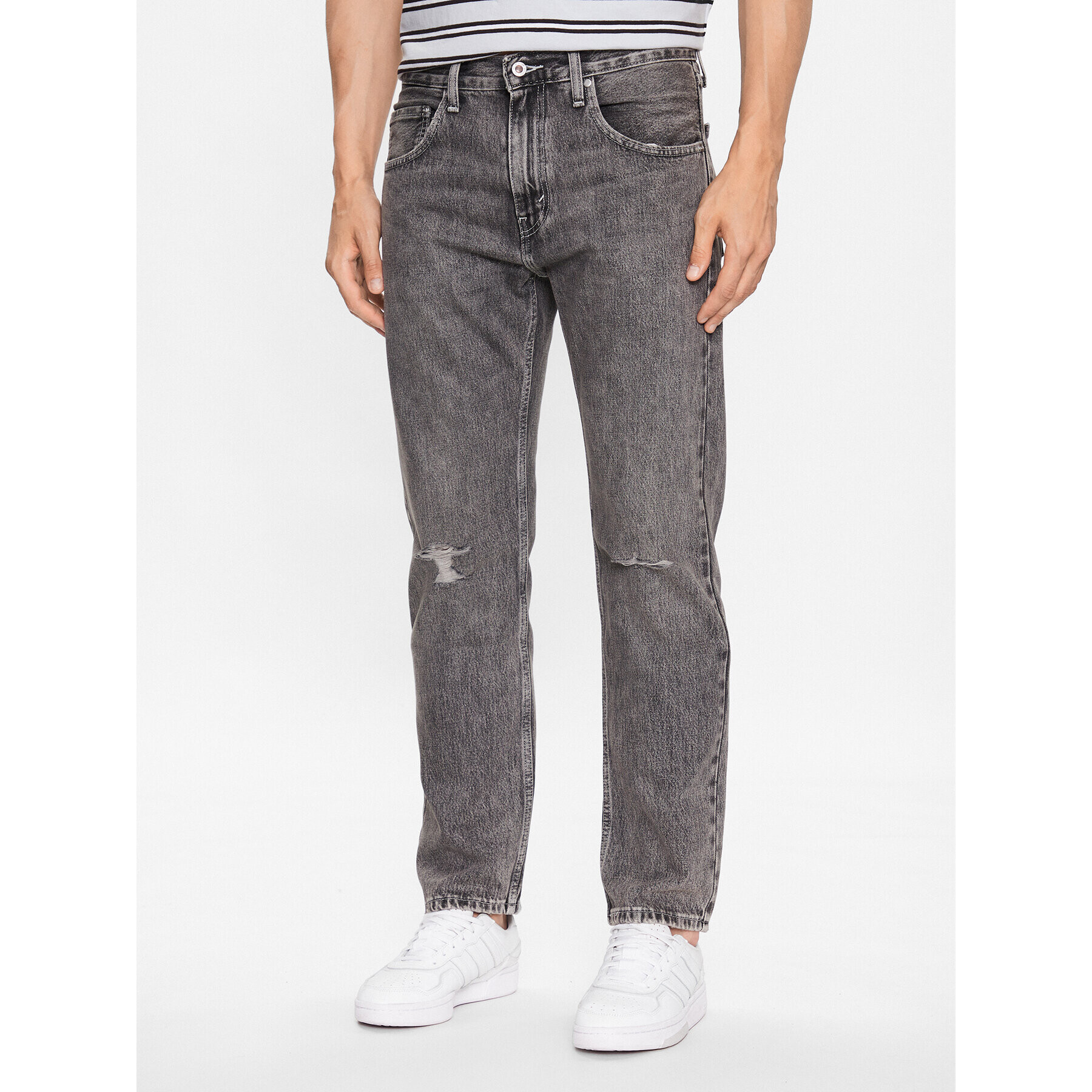 Levi's® Дънки Silver Tab A3666-0010 Сив Straight Fit - Pepit.bg