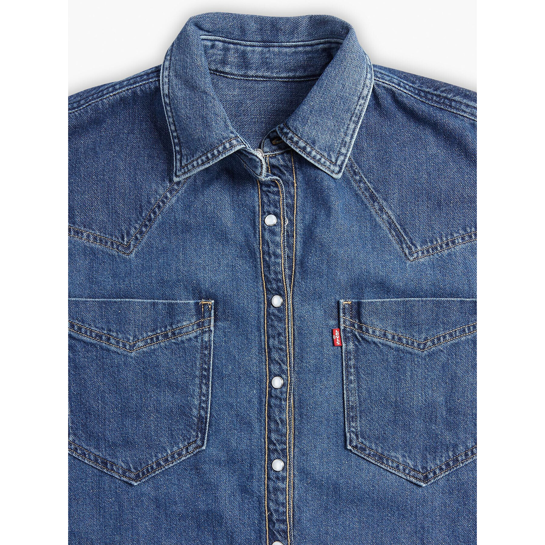 Levi's® дънкова риза Donovan A6342-0001 Син Relaxed Fit - Pepit.bg