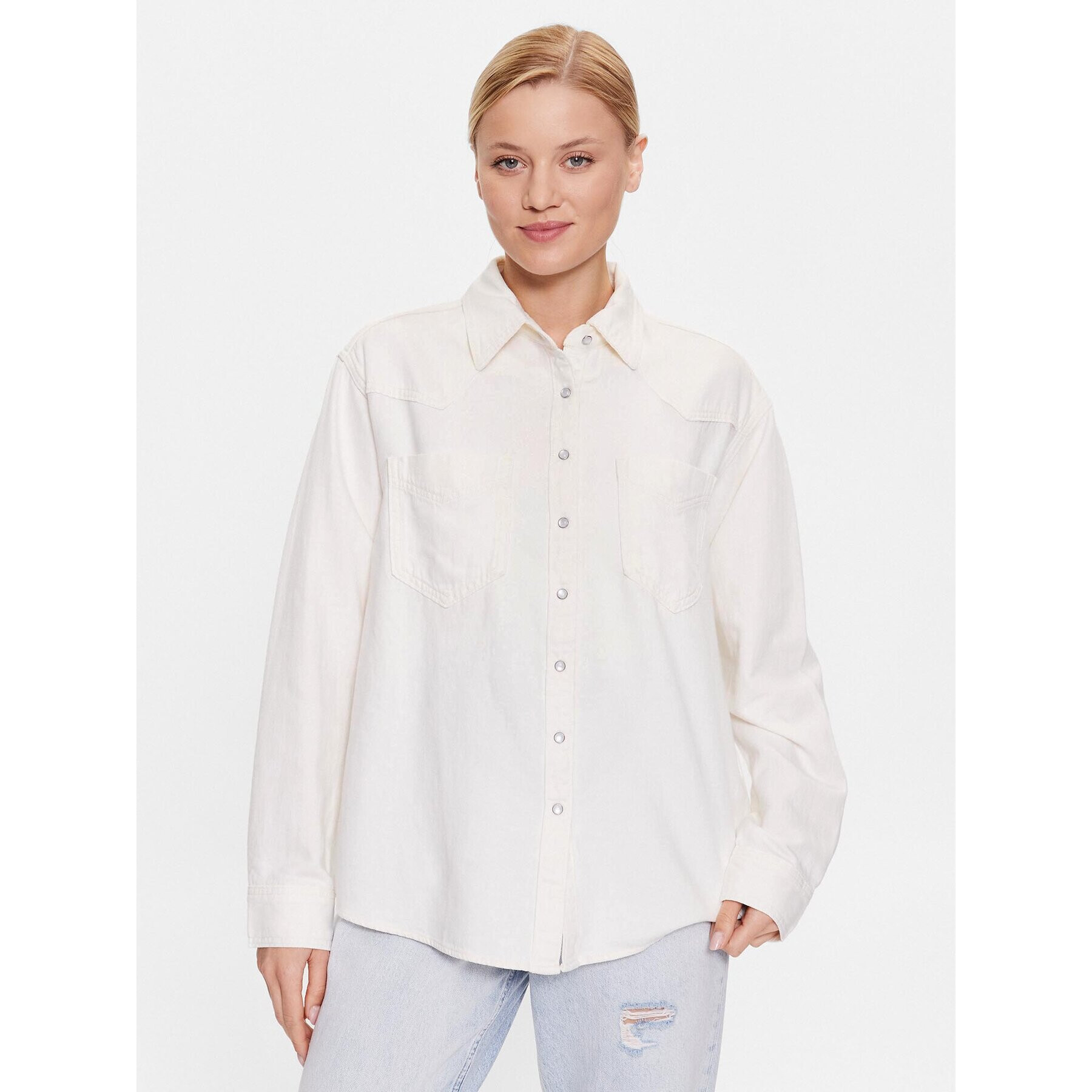 Levi's® дънкова риза Donovan Western A5974-0009 Екрю Regular Fit - Pepit.bg