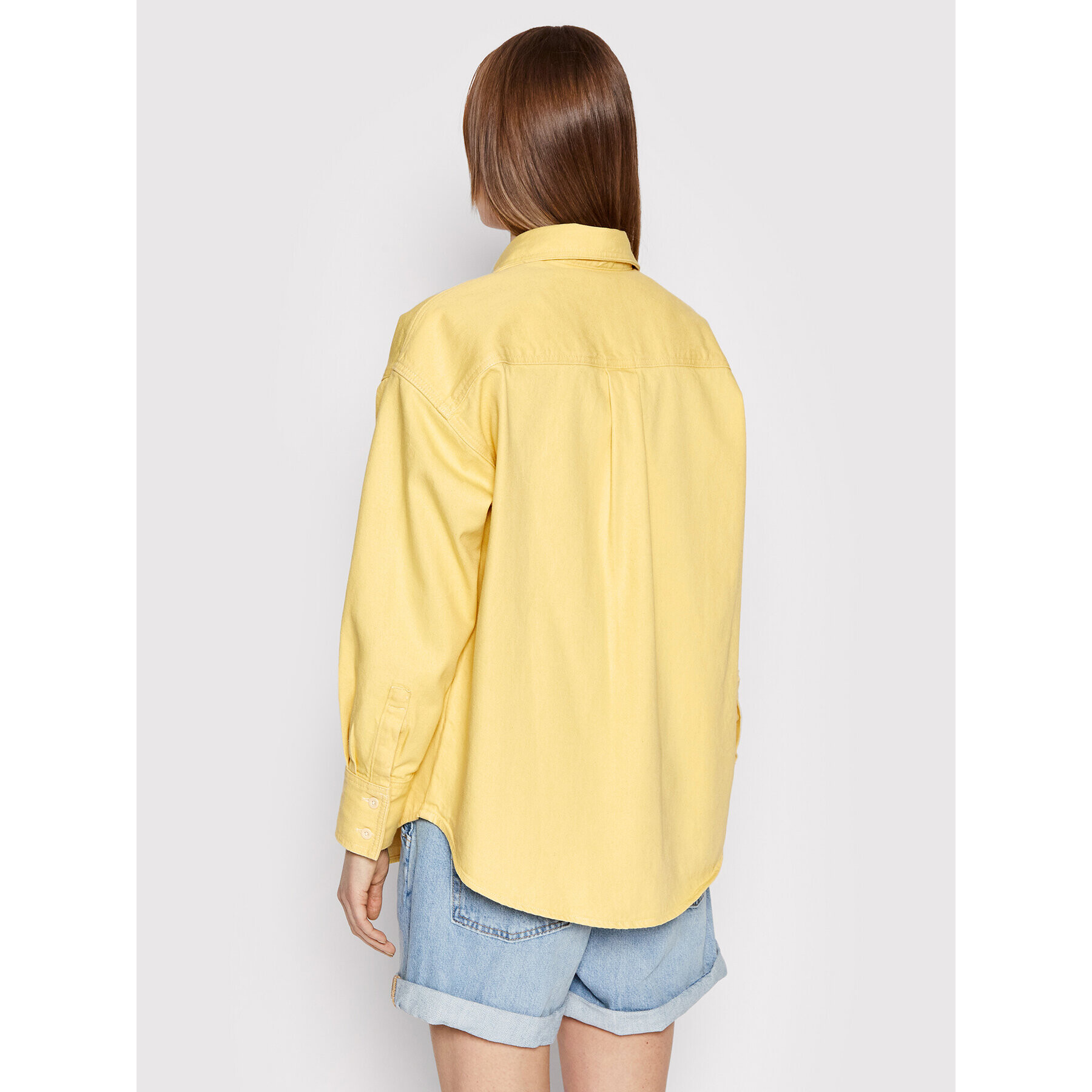 Levi's® дънкова риза FRESH A1776-0004 Жълт Regular Fit - Pepit.bg