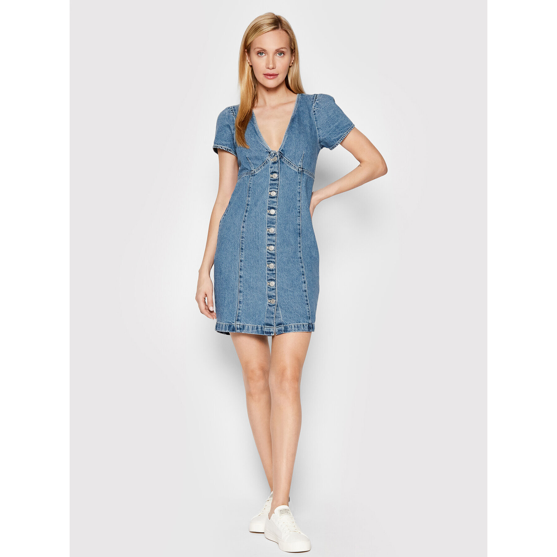 Levi's® Дънкова рокля Erin A3338-0000 Син Regular Fit - Pepit.bg