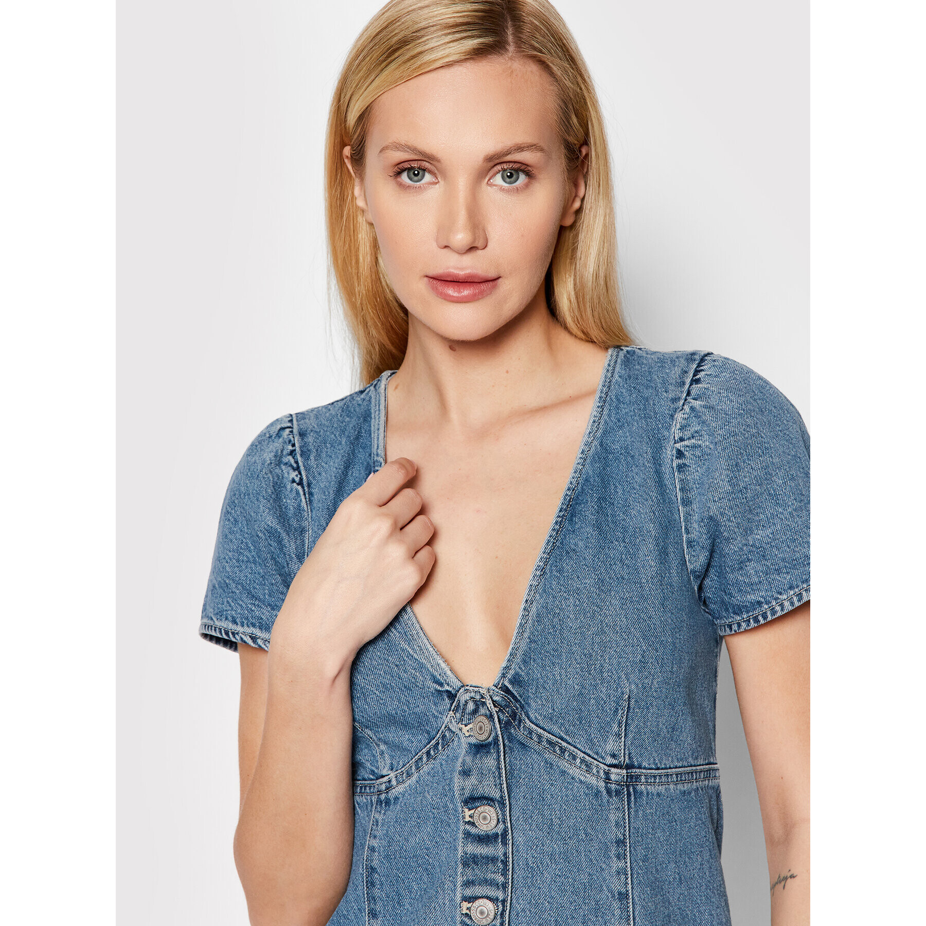 Levi's® Дънкова рокля Erin A3338-0000 Син Regular Fit - Pepit.bg