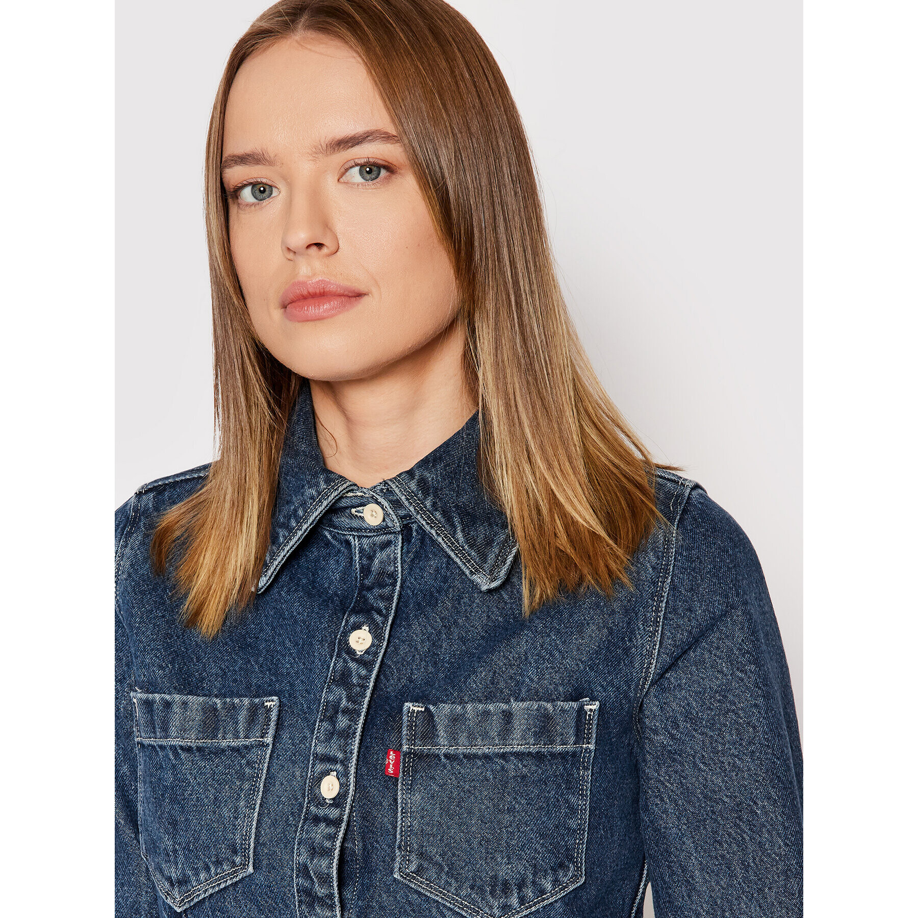 Levi's® Дънкова рокля Sabine A1855-0000 Син Slim Fit - Pepit.bg