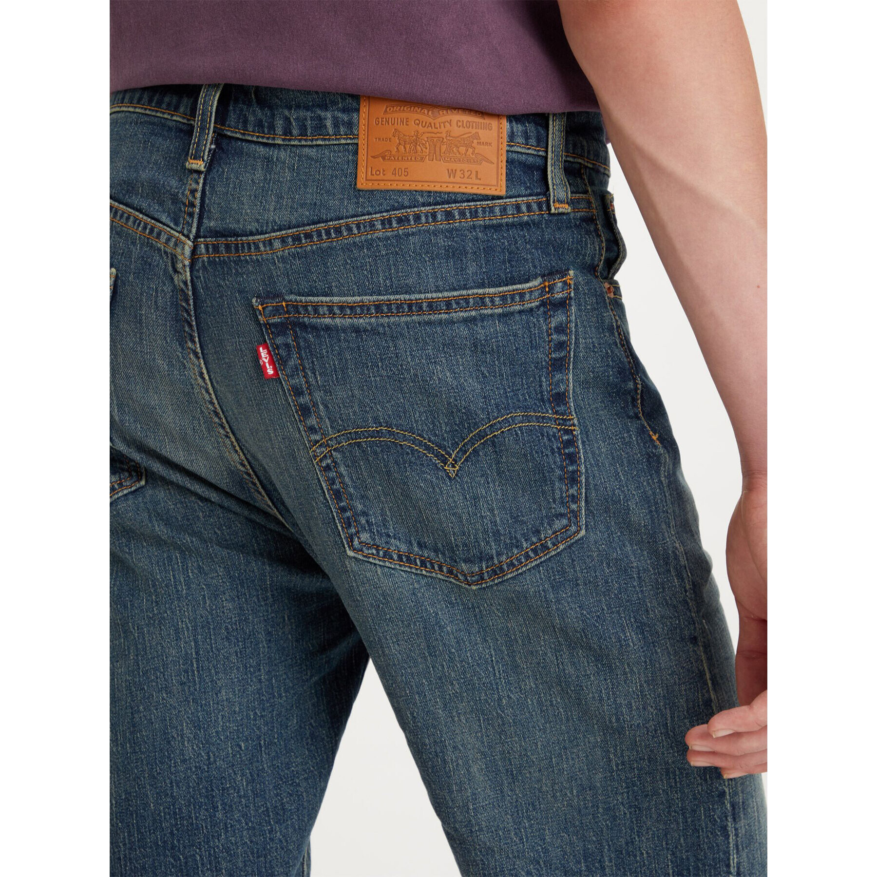 Levi's® Дънкови шорти 398640100 Тъмносин Straight Fit - Pepit.bg