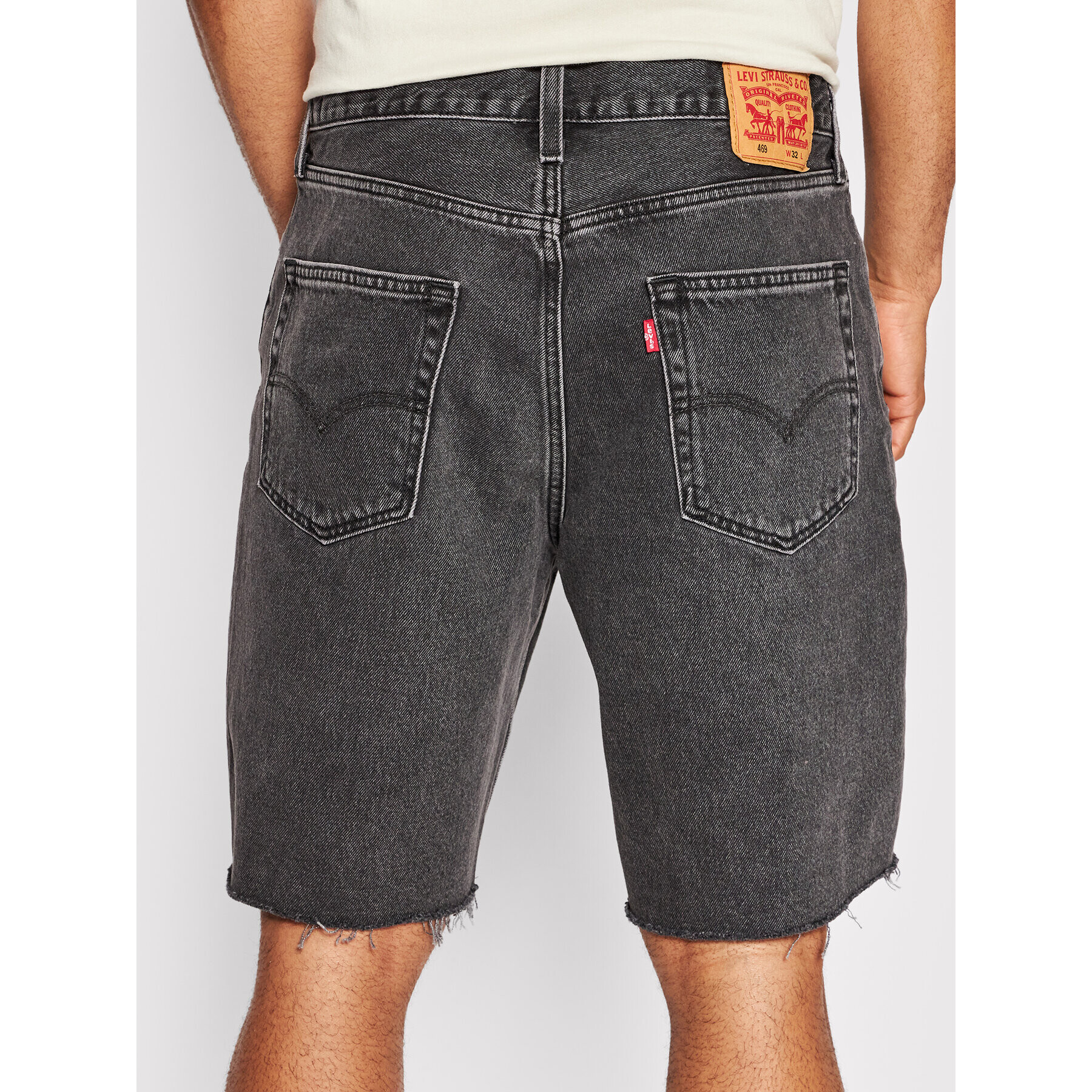 Levi's® Дънкови шорти 469™ 39434-0003 Черен Relaxed Fit - Pepit.bg