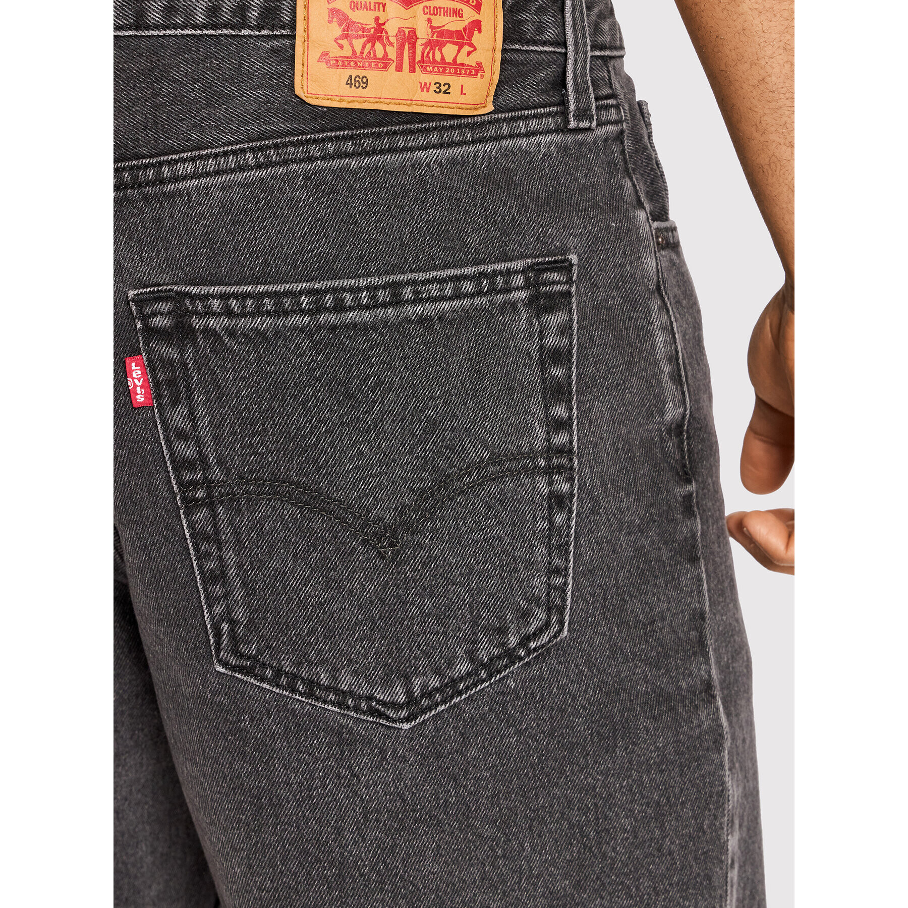 Levi's® Дънкови шорти 469™ 39434-0003 Черен Relaxed Fit - Pepit.bg