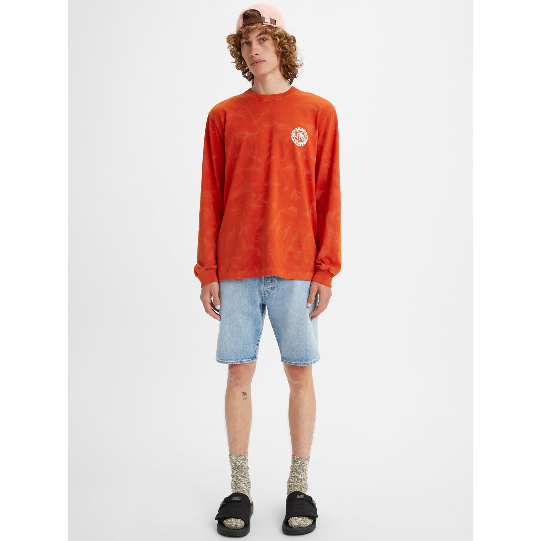 Levi's® Дънкови шорти 501® 365120186 Син Regular Fit - Pepit.bg