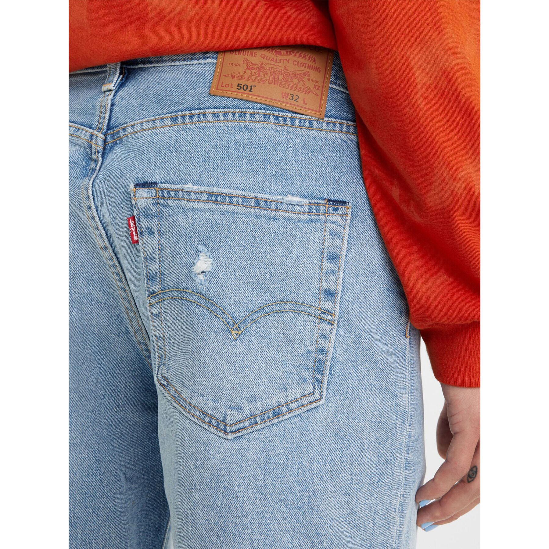Levi's® Дънкови шорти 501® 365120186 Син Regular Fit - Pepit.bg