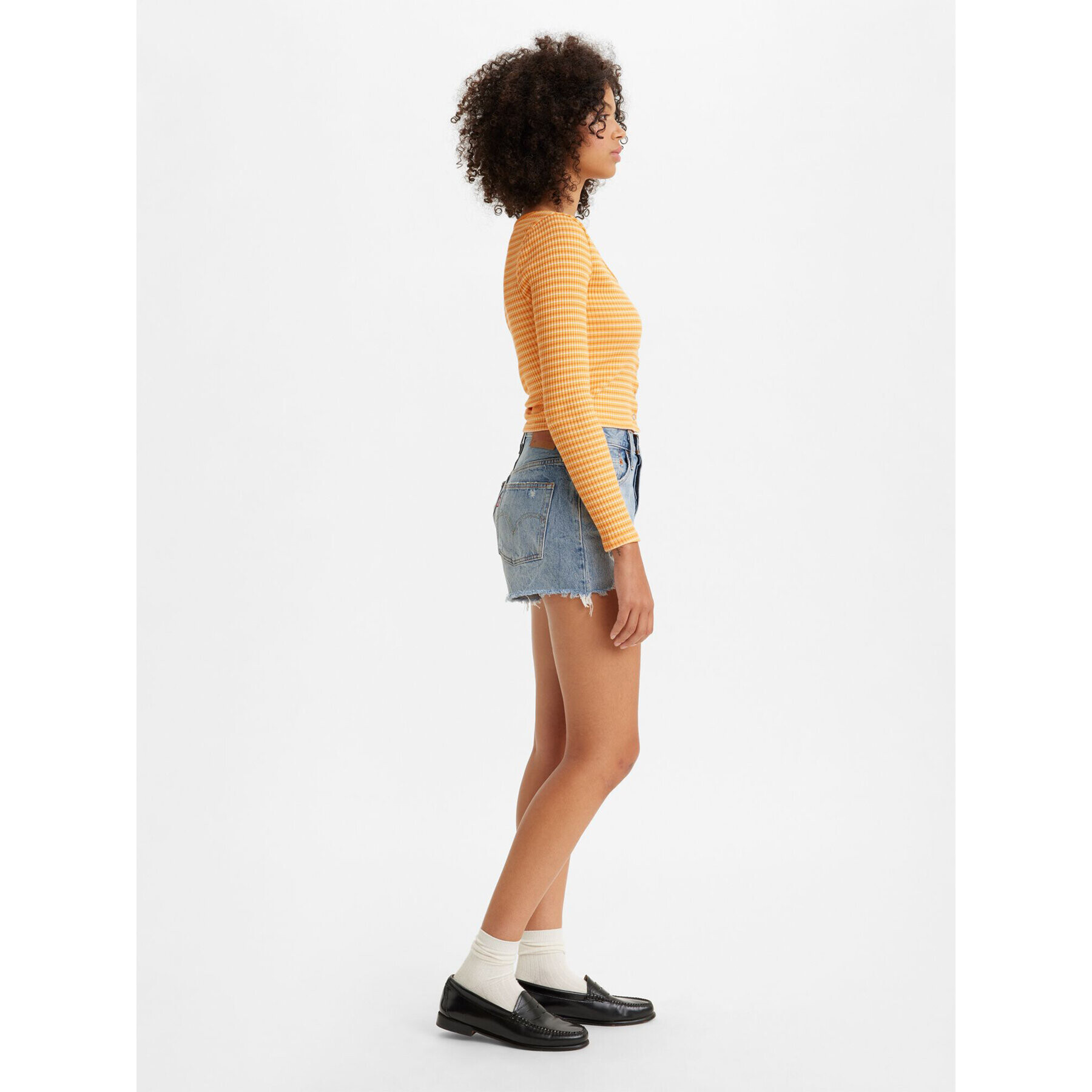 Levi's® Дънкови шорти 501® 563270314 Син Slim Fit - Pepit.bg