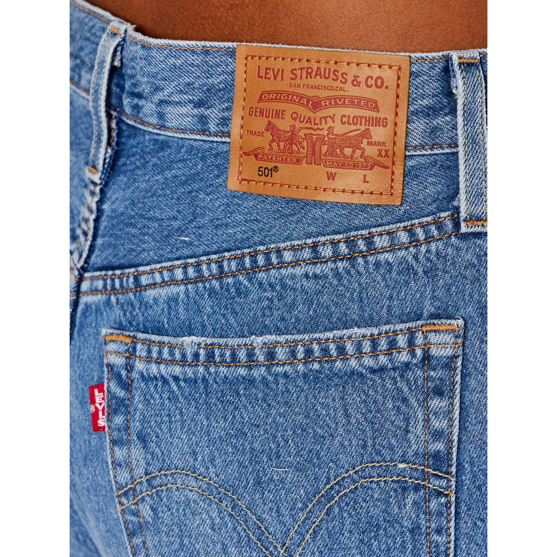Levi's® Дънкови шорти Original 56327-0081 Син Slim Fit - Pepit.bg