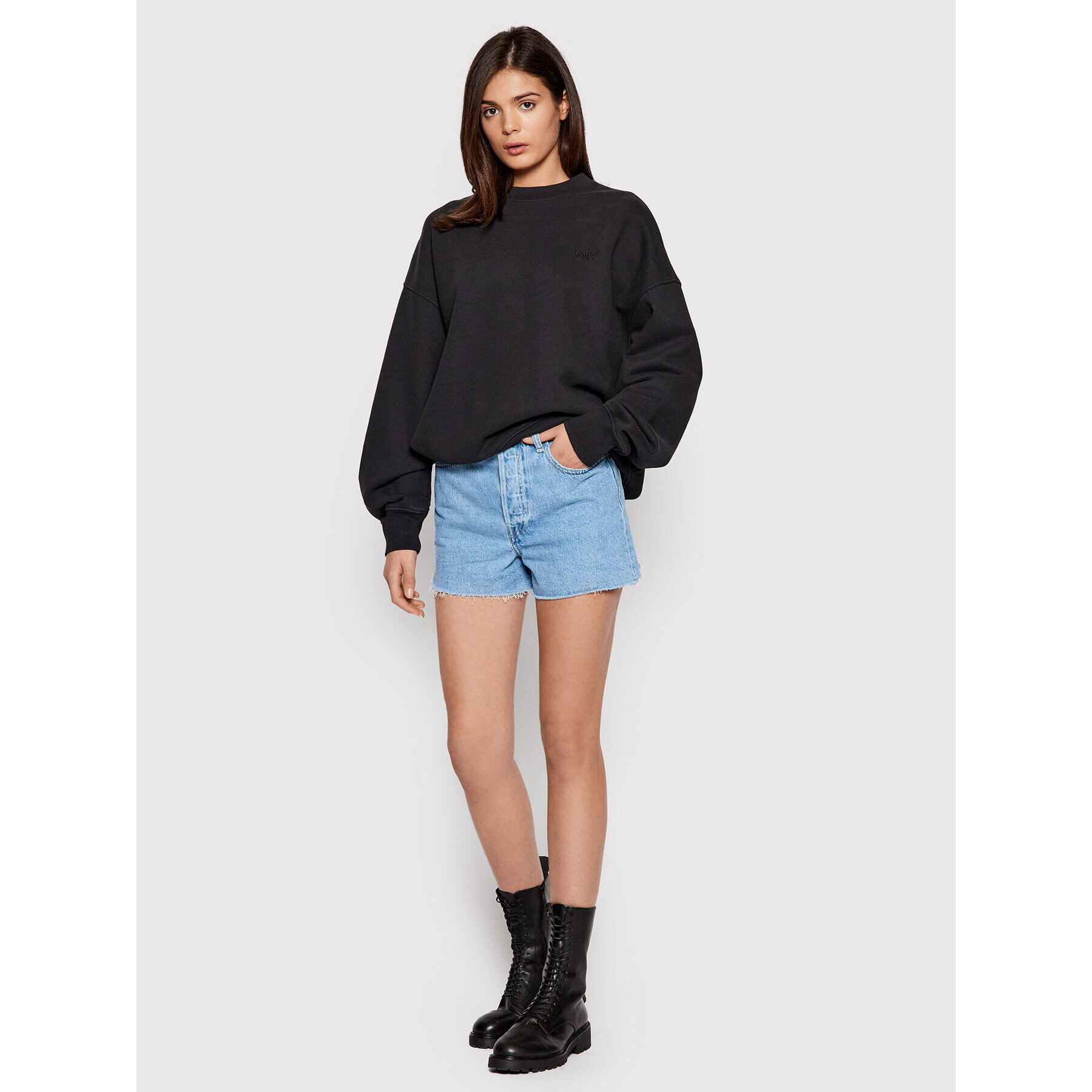 Levi's® Дънкови шорти Ribcage 77879-0076 Син Slim Fit - Pepit.bg