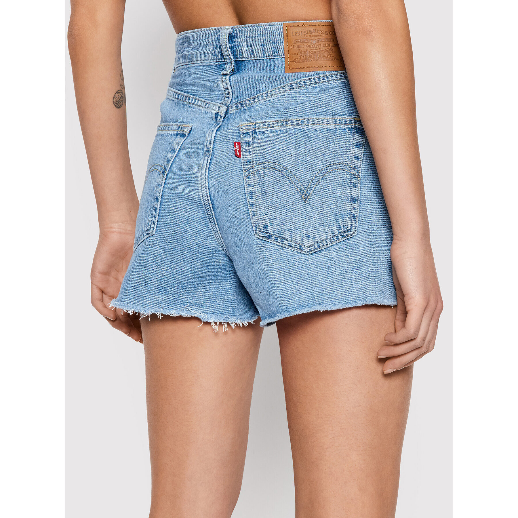 Levi's® Дънкови шорти Ribcage 77879-0076 Син Slim Fit - Pepit.bg