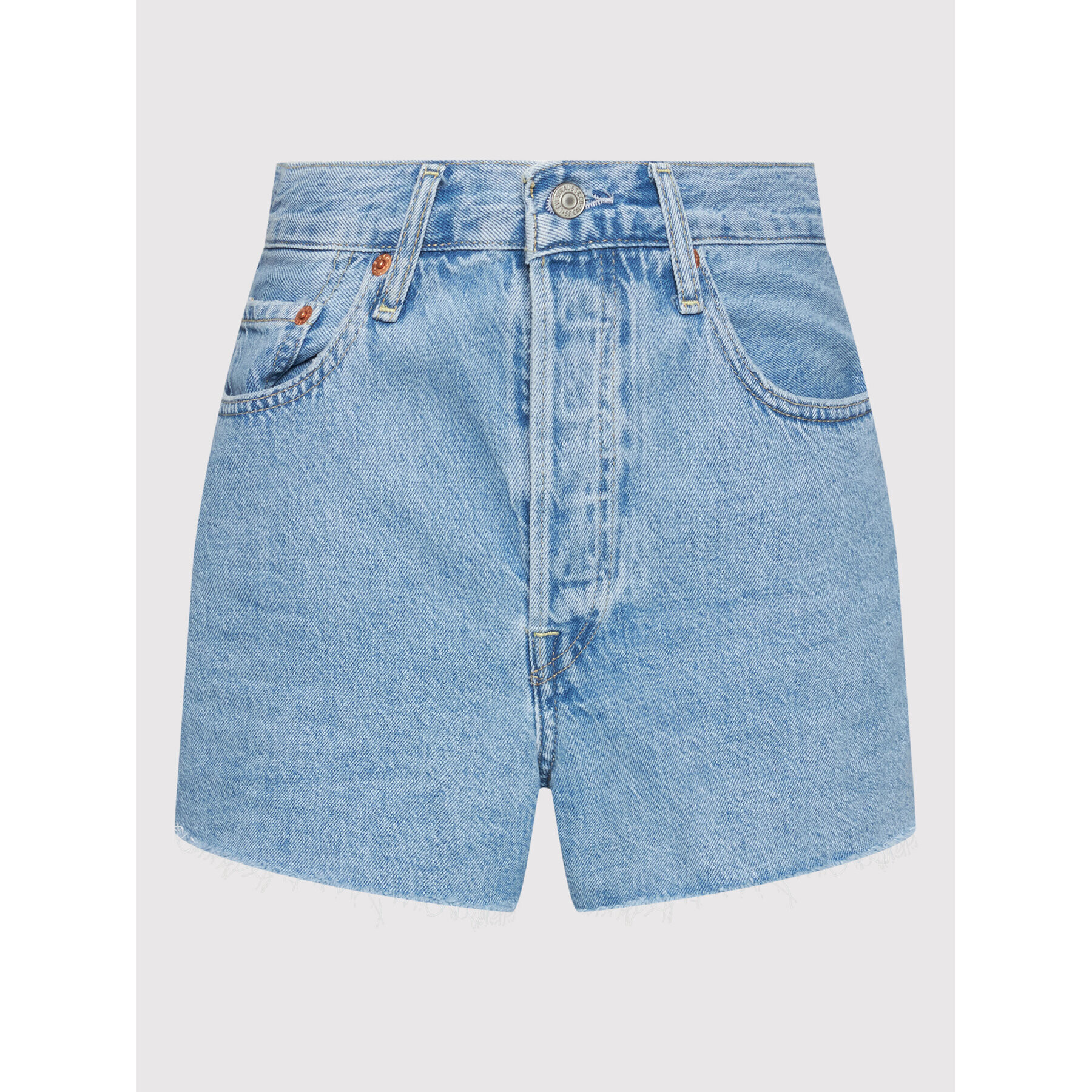 Levi's® Дънкови шорти Ribcage 77879-0076 Син Slim Fit - Pepit.bg
