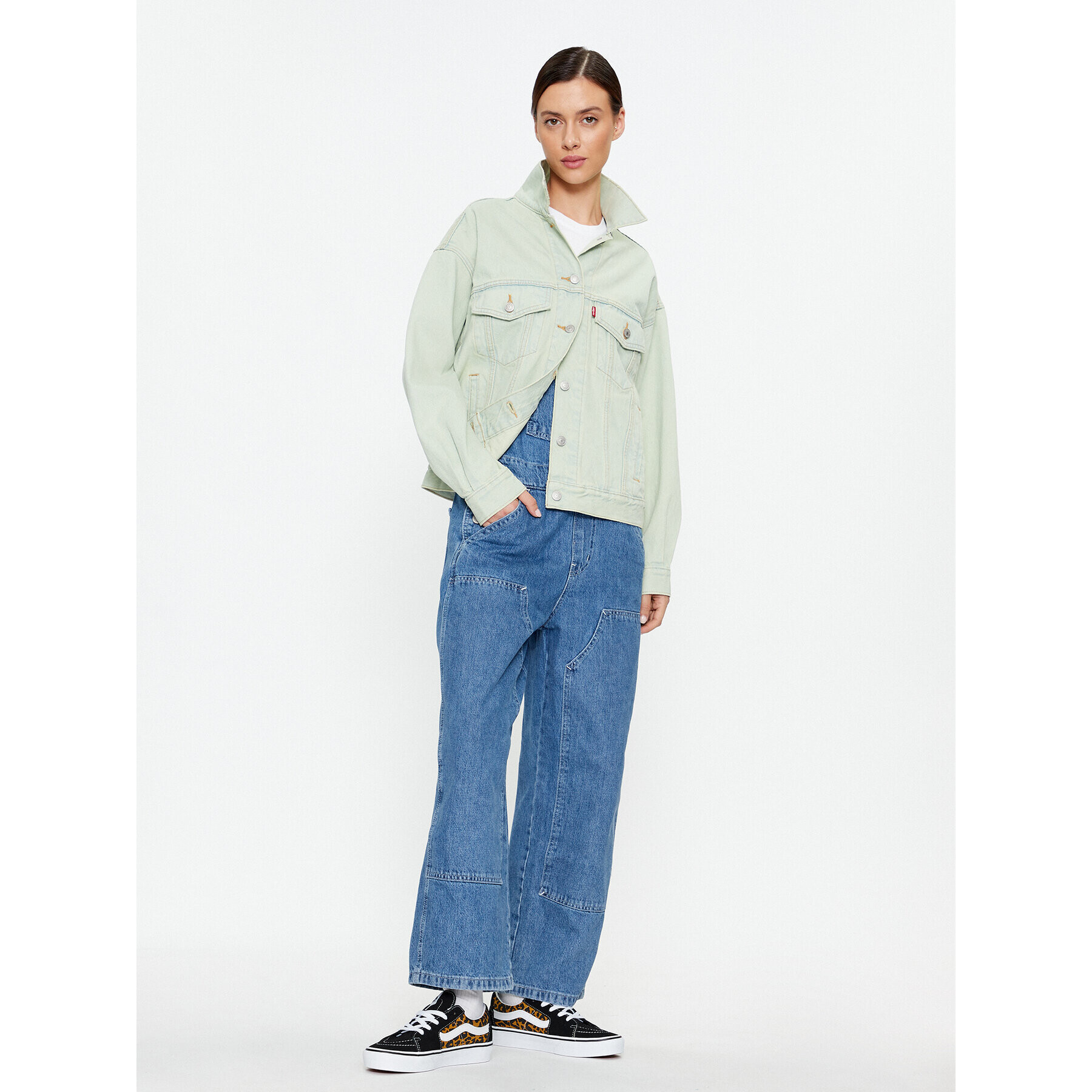 Levi's® Дънково яке 90's A1743-0025 Зелен Relaxed Fit - Pepit.bg